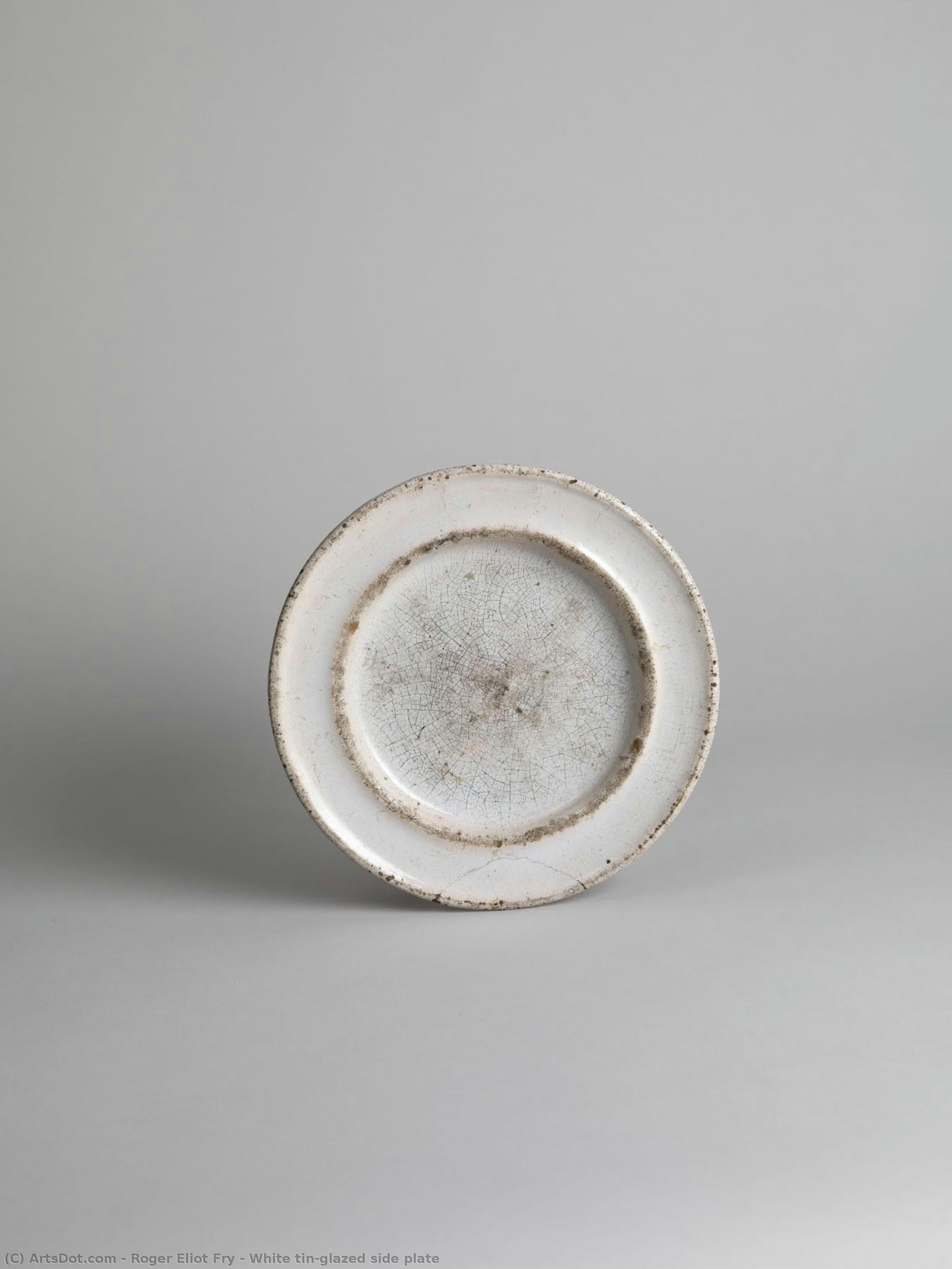 Assiette Blanche Émaillée — Roger Eliot Fry