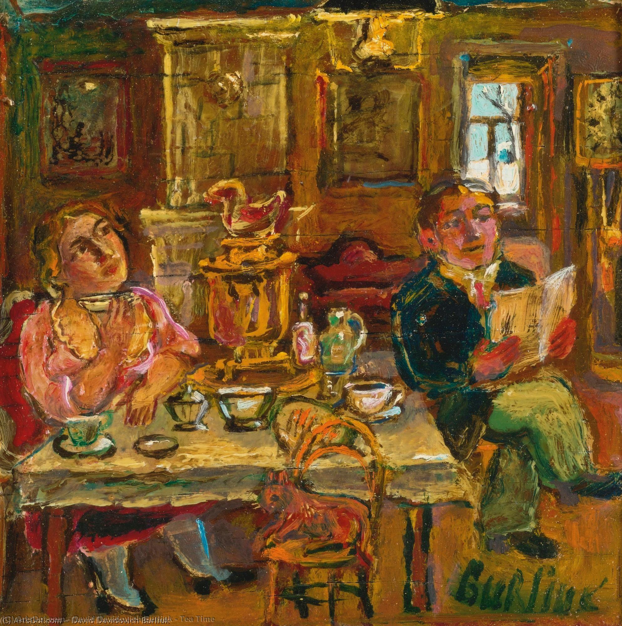 Tea Time — David Davidovič Burliuk