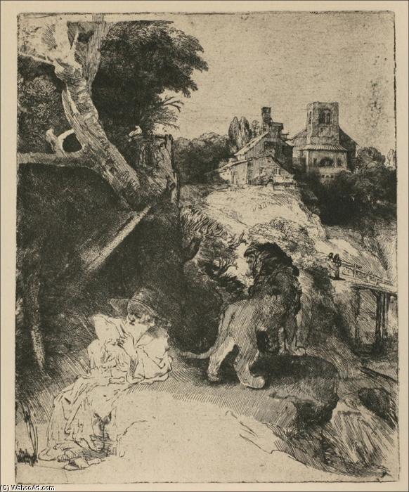 St. Jerome, Una Pieza Inacabada — Rembrandt Van Rijn