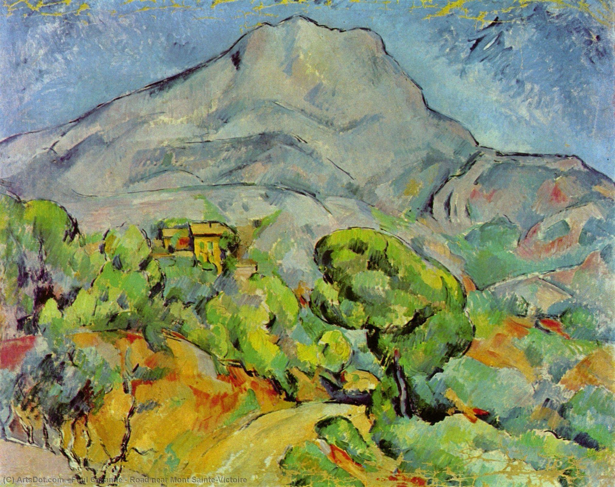 Camino Cerca De Mont Sainte-victoire — Paul Cézanne