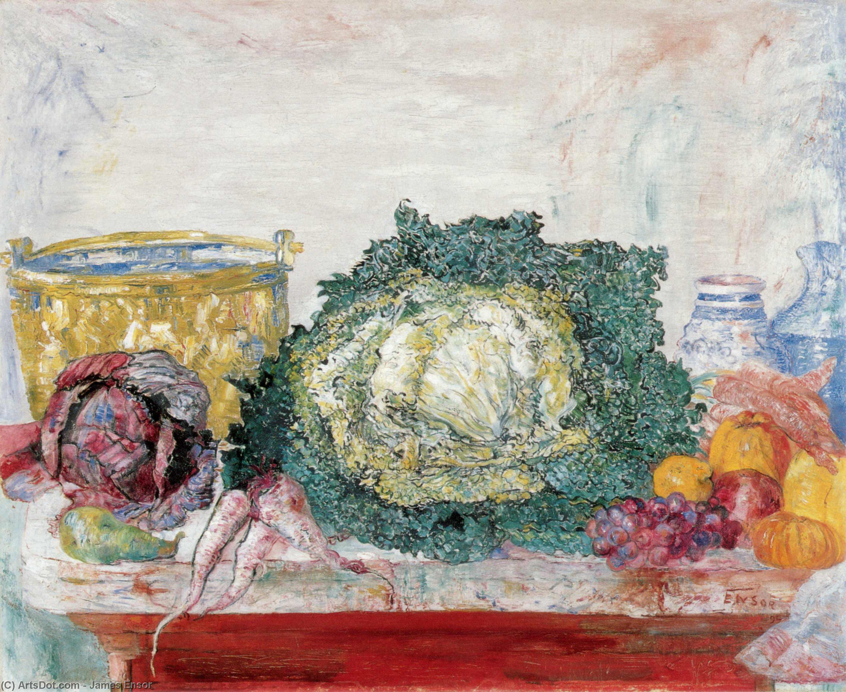 James Ensor - Die Schmuckkohl