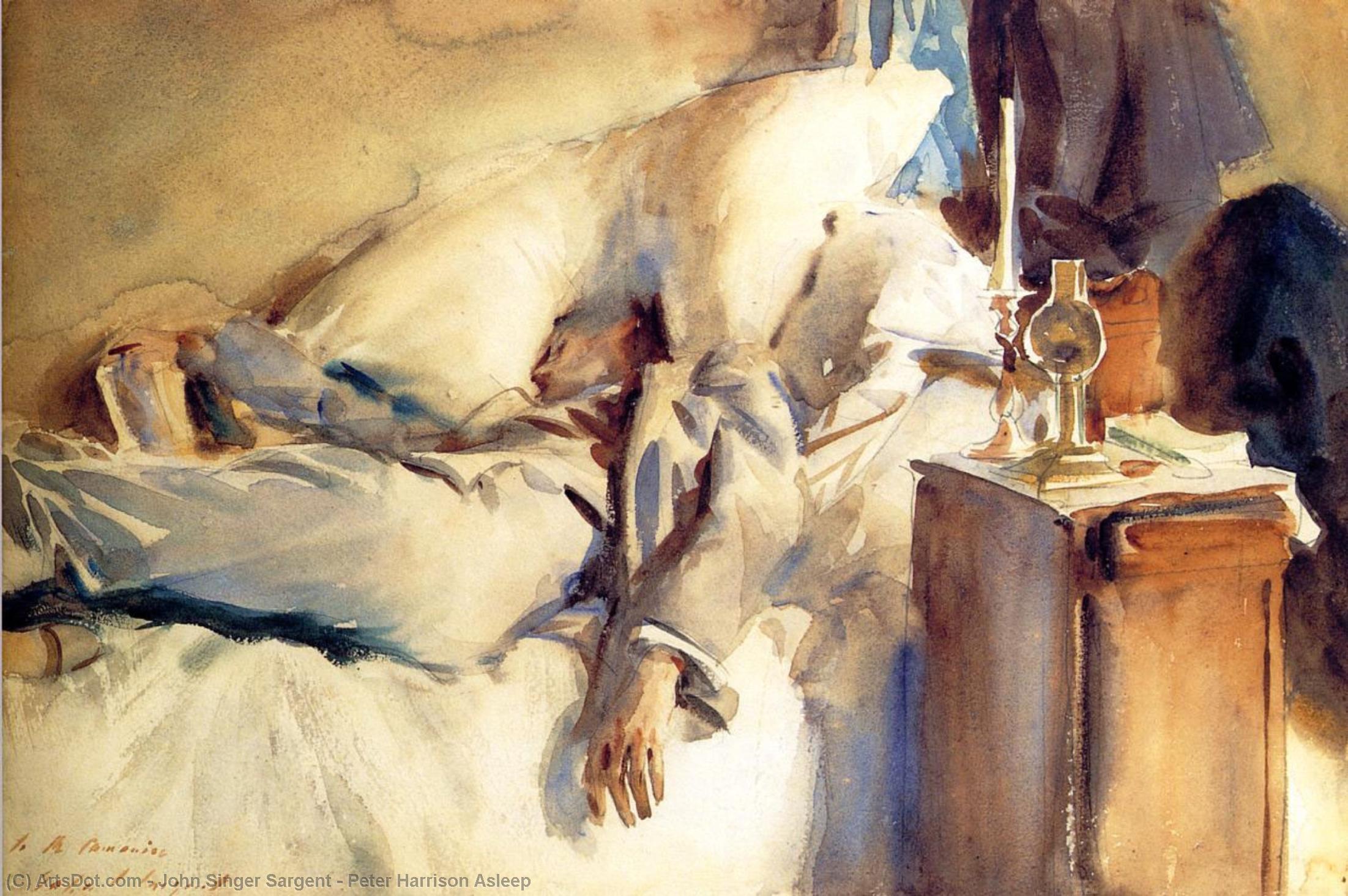 Peter Harrison Asleep — John Singer Sargent