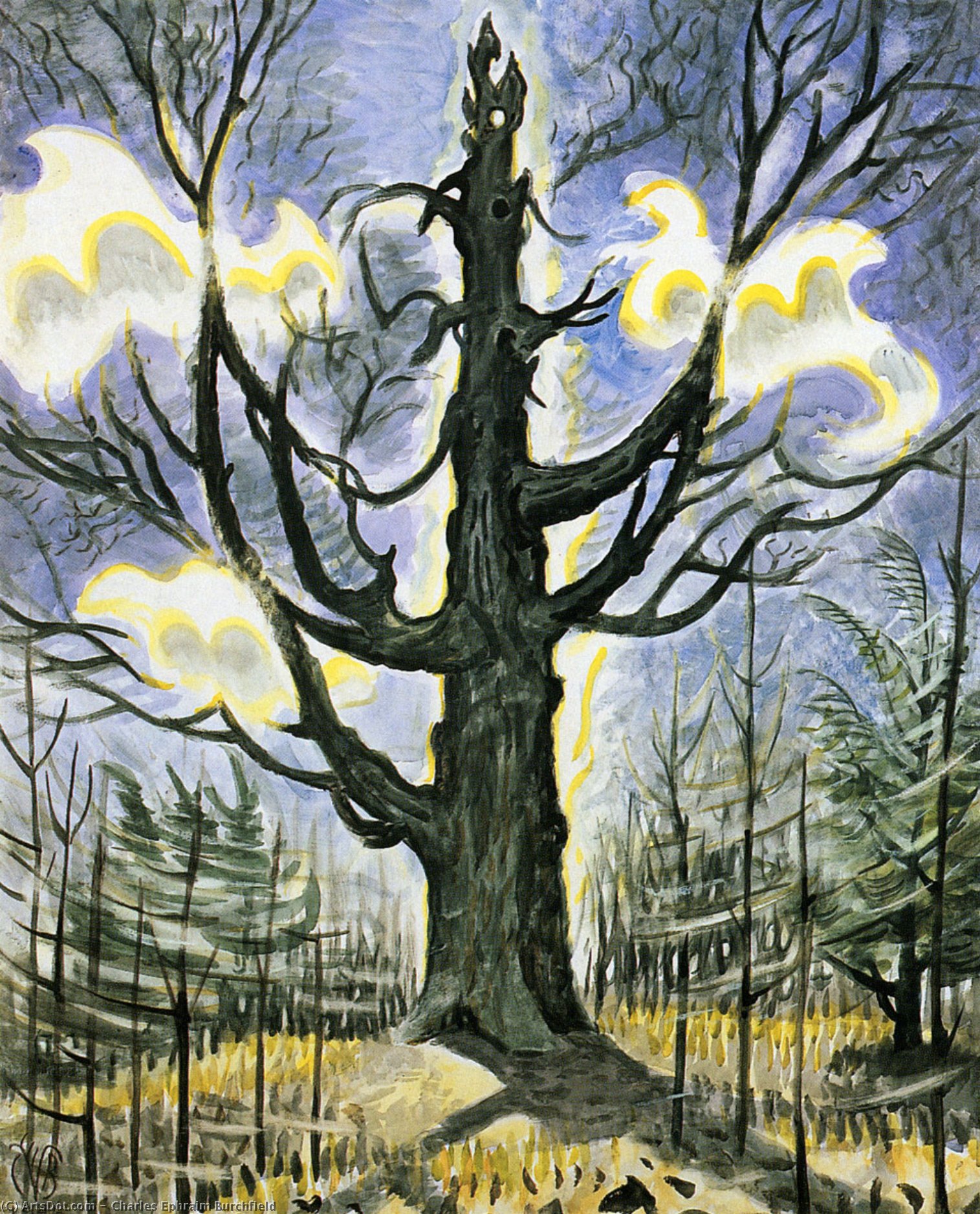 Charles Burchfield - Tree