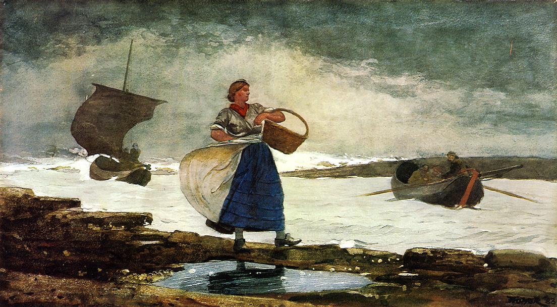 Winslow Homer - Inside the Bar, Tynemouth
