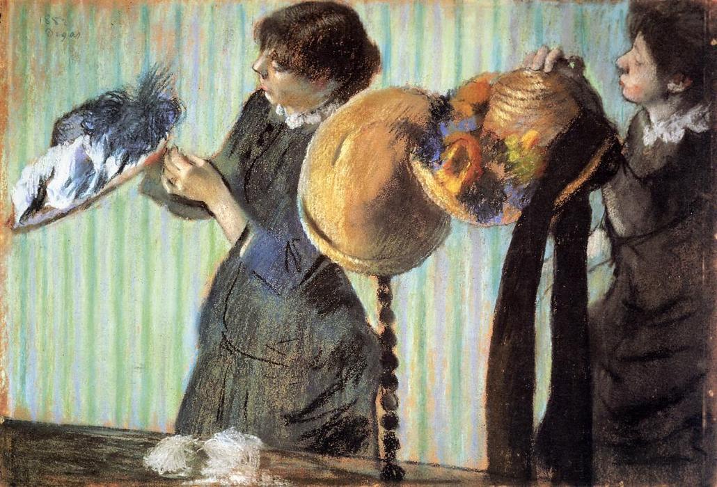 hilaire-germain-edgar degas - The Little Milliners
