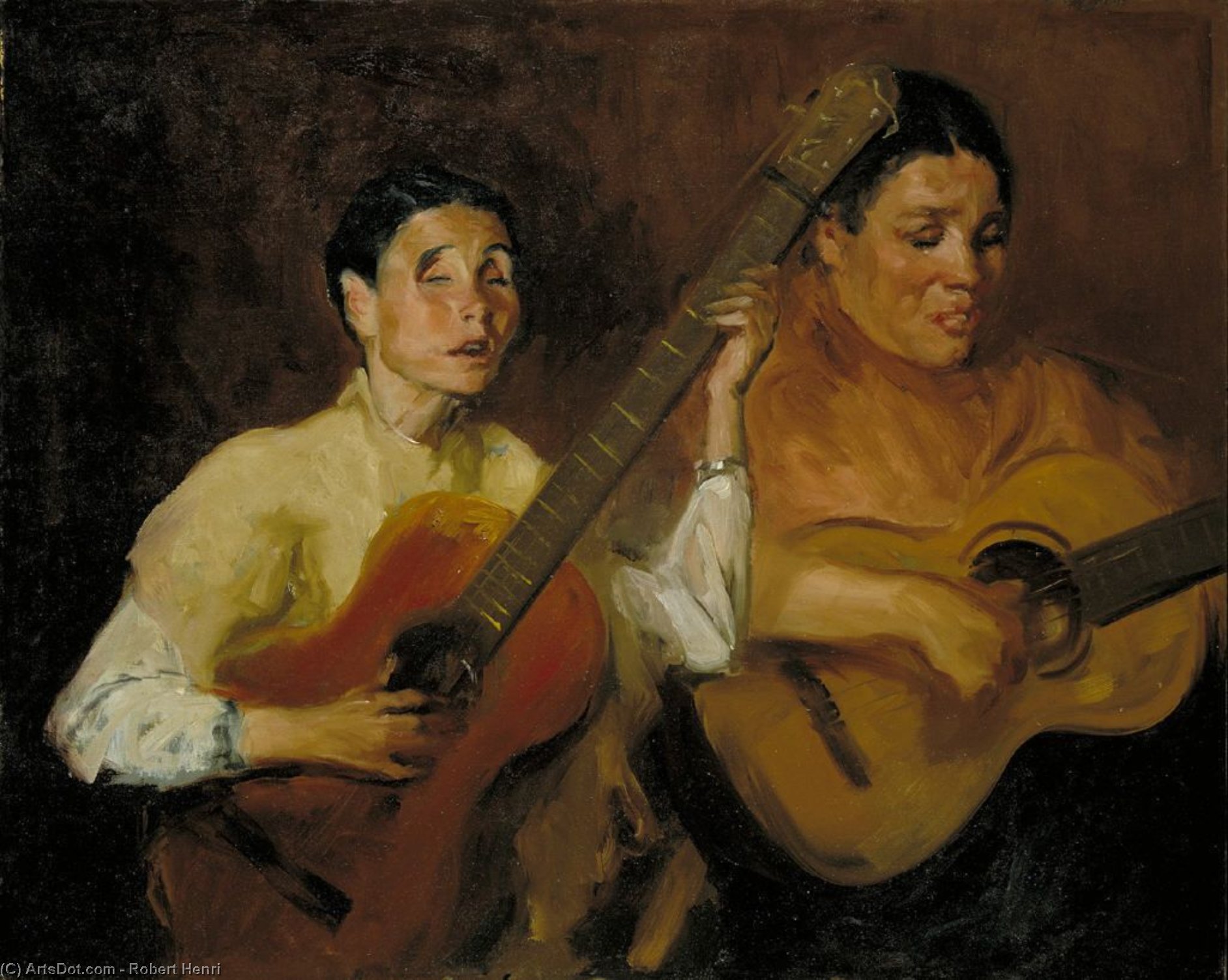Blind Singers — Robert Henri