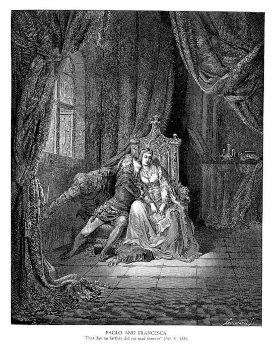 Paolo Og Francesca — Gustav Doré