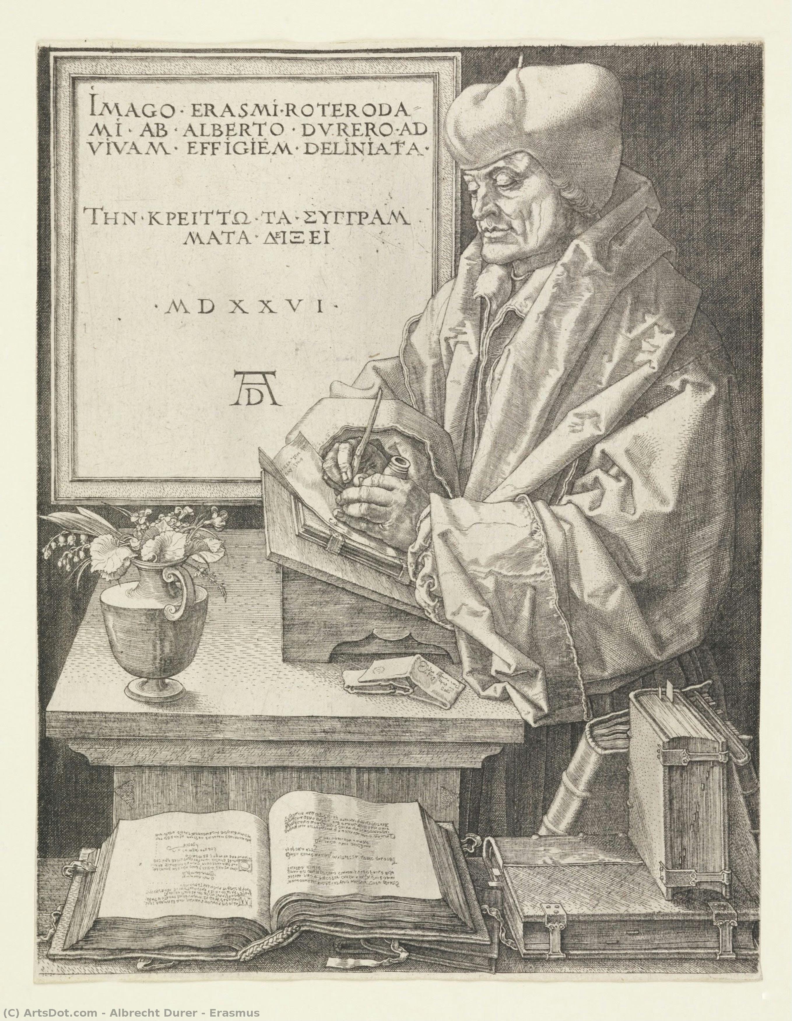 Erasmus — Albrechtas Diureris
