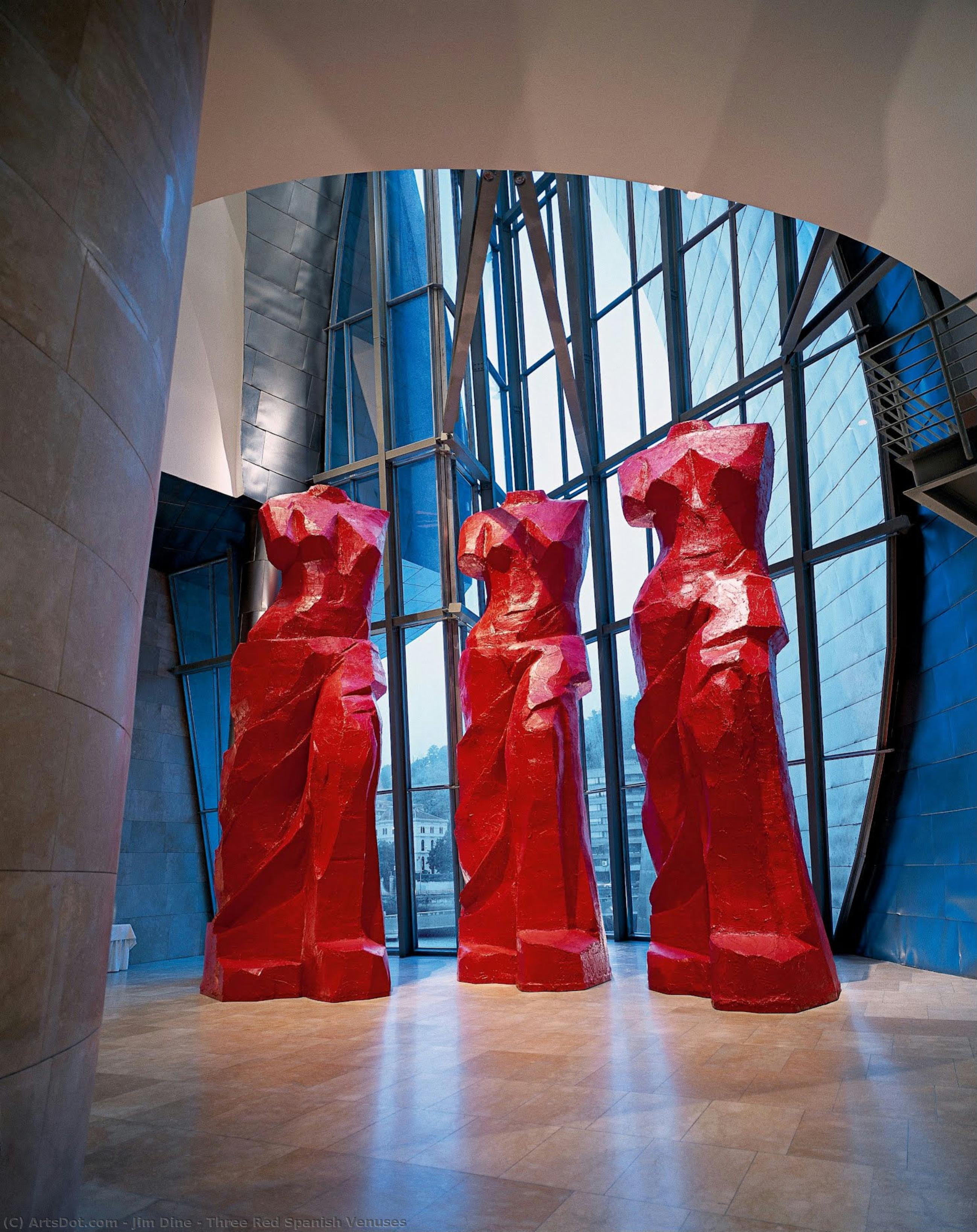 Jim Dine - Three Red Spanish Venuses