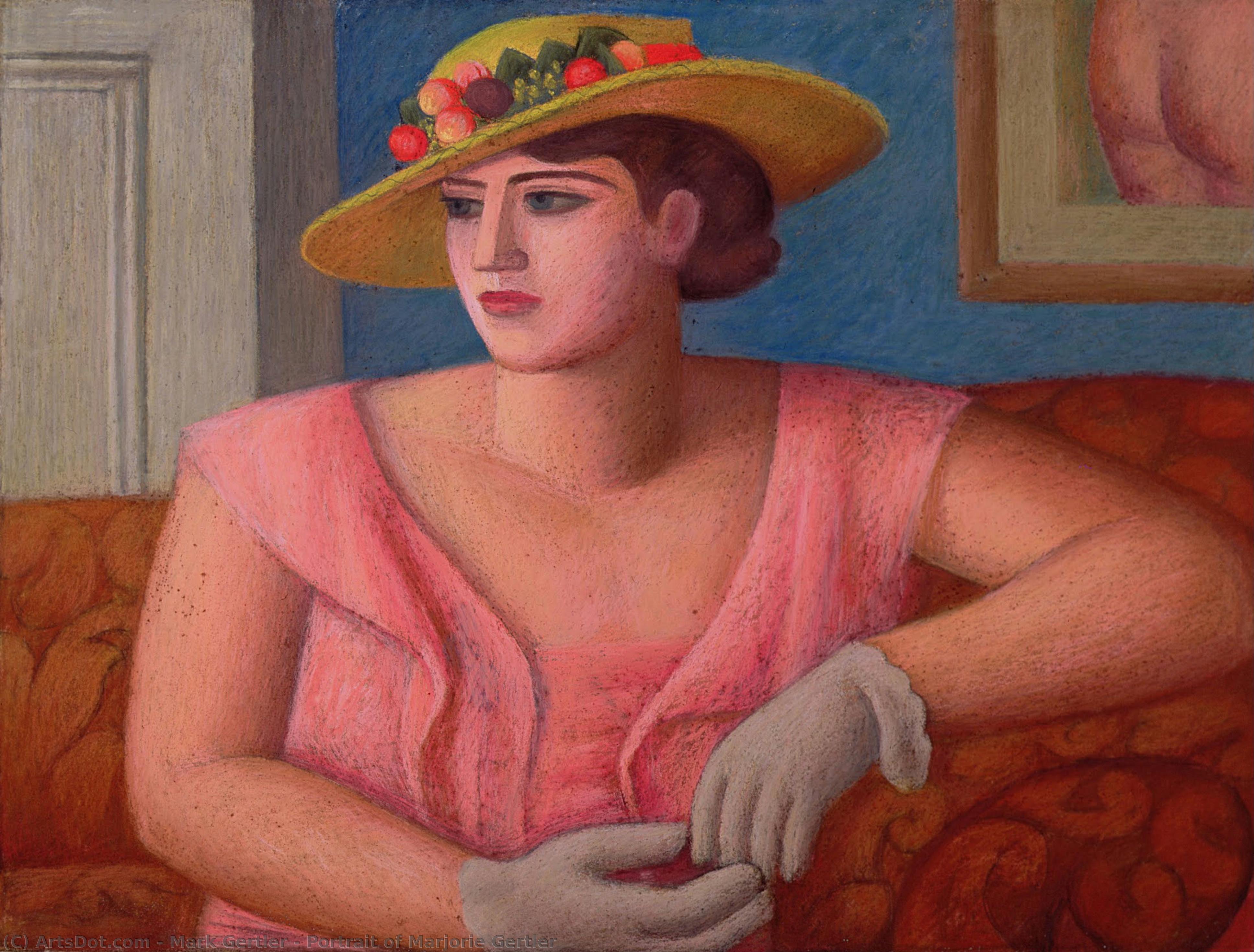 Portrait Of Marjorie Gertler — Mark Gertler
