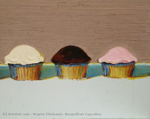 واين ثيبود - Neapolitan Cupcakes
