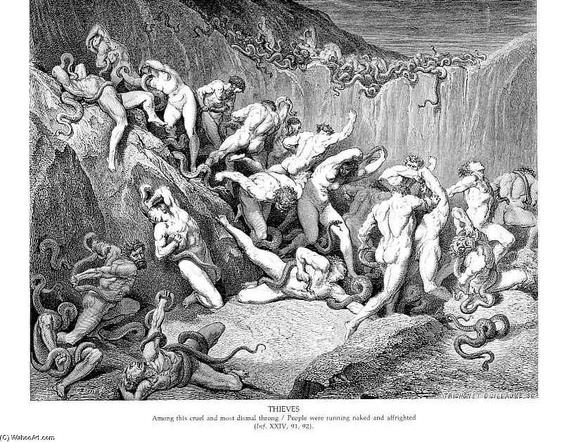 Thieves — Paul Gustave Doré