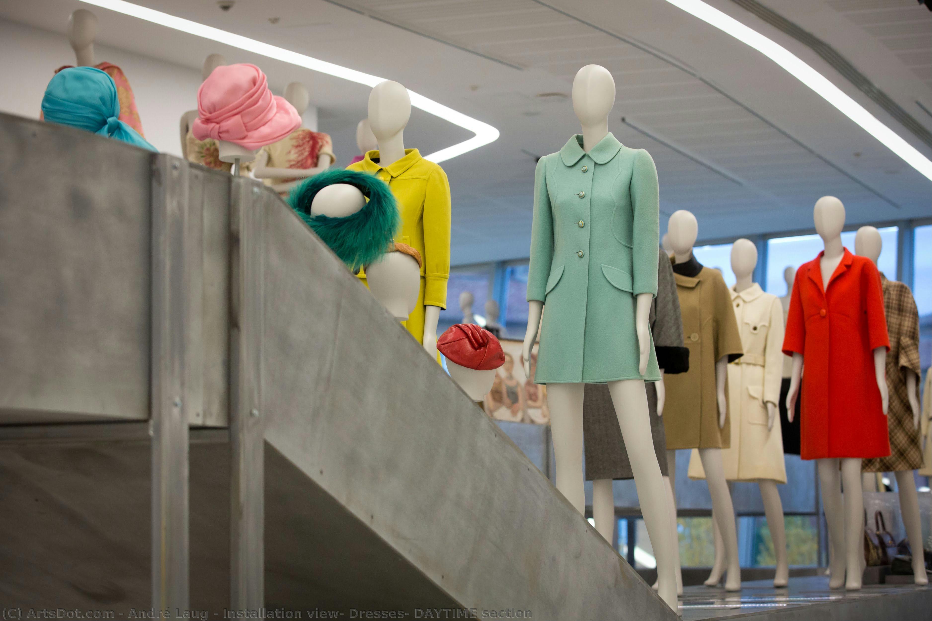 Installation View, Dresses, Daytime Section — André Laug