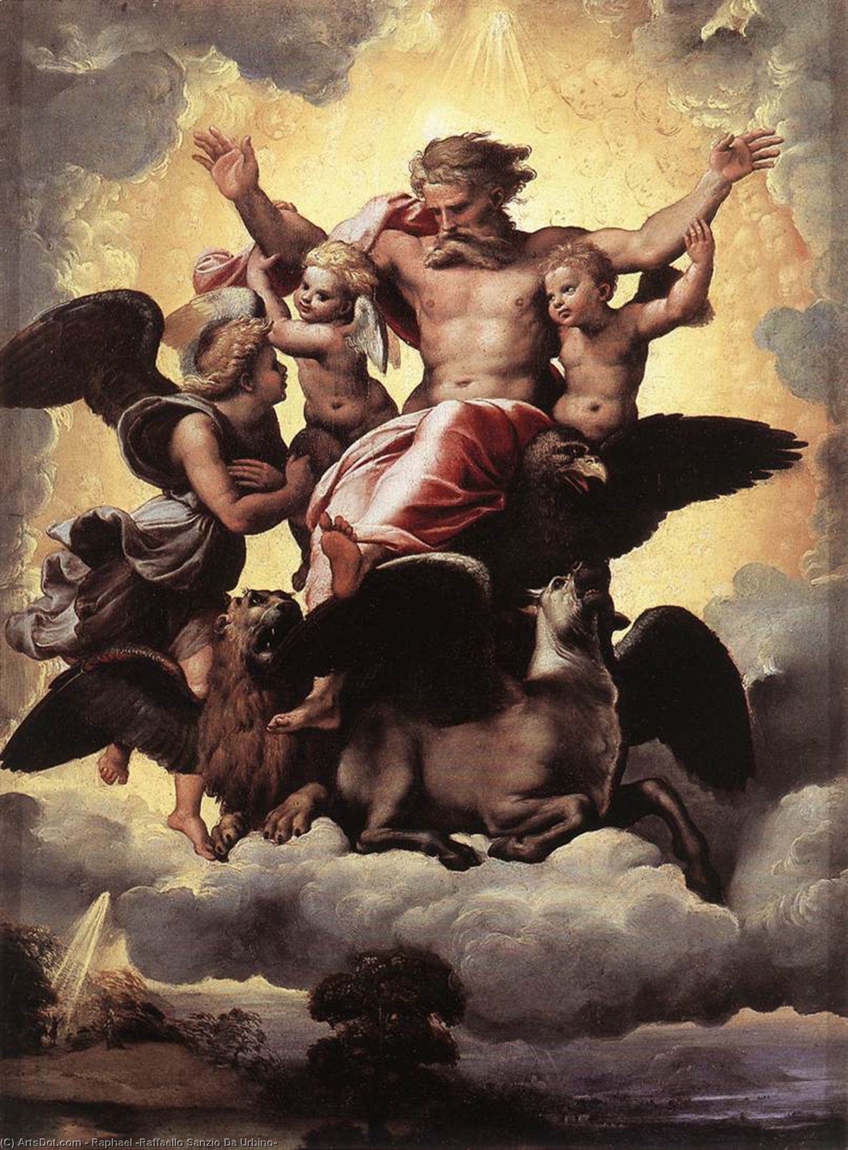 La Visione Di Ezechiele — Raffaello