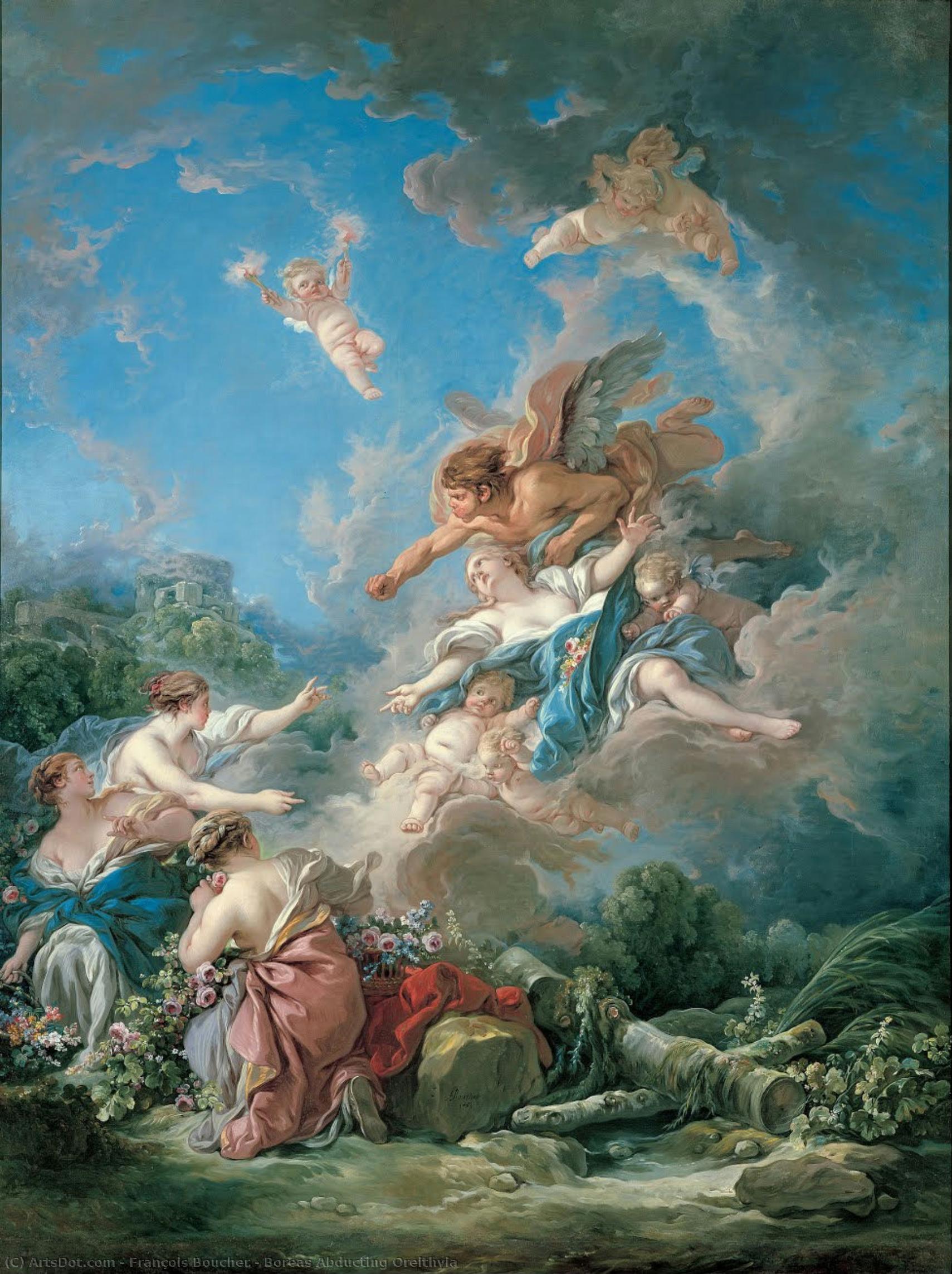 Φρανσουά Μπουσέ - Boreas Abducting Oreithyia