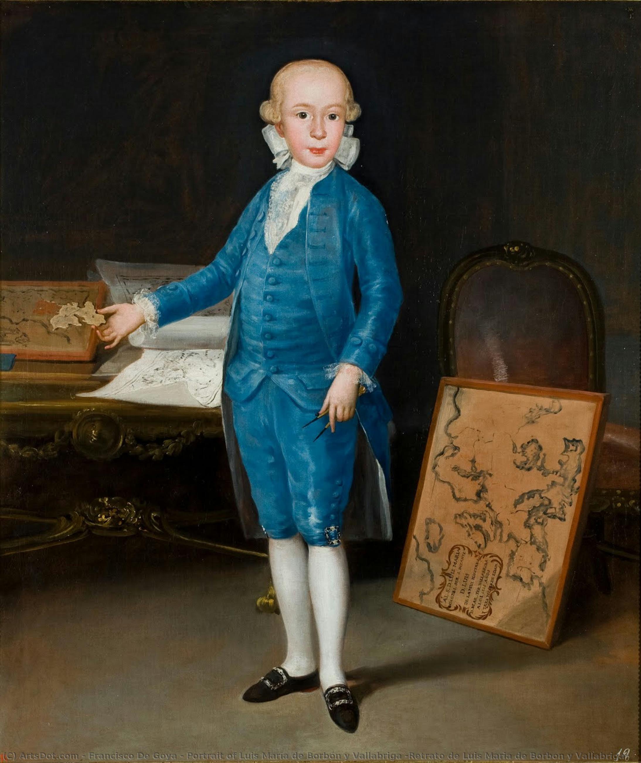 Luis María De Borbón Y Vallabriga Portresi — Goya