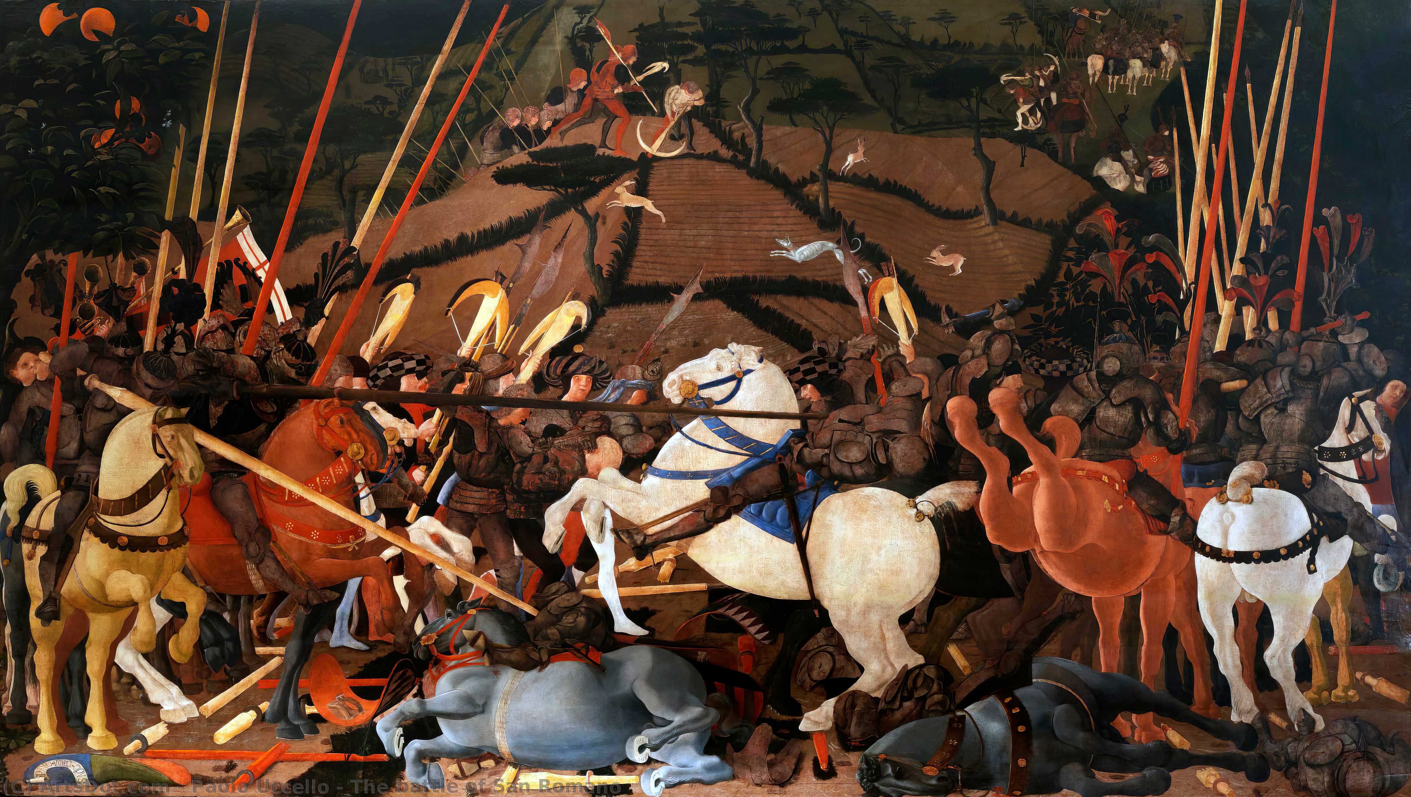 Slaget Ved San Romano — Paolo Uccello