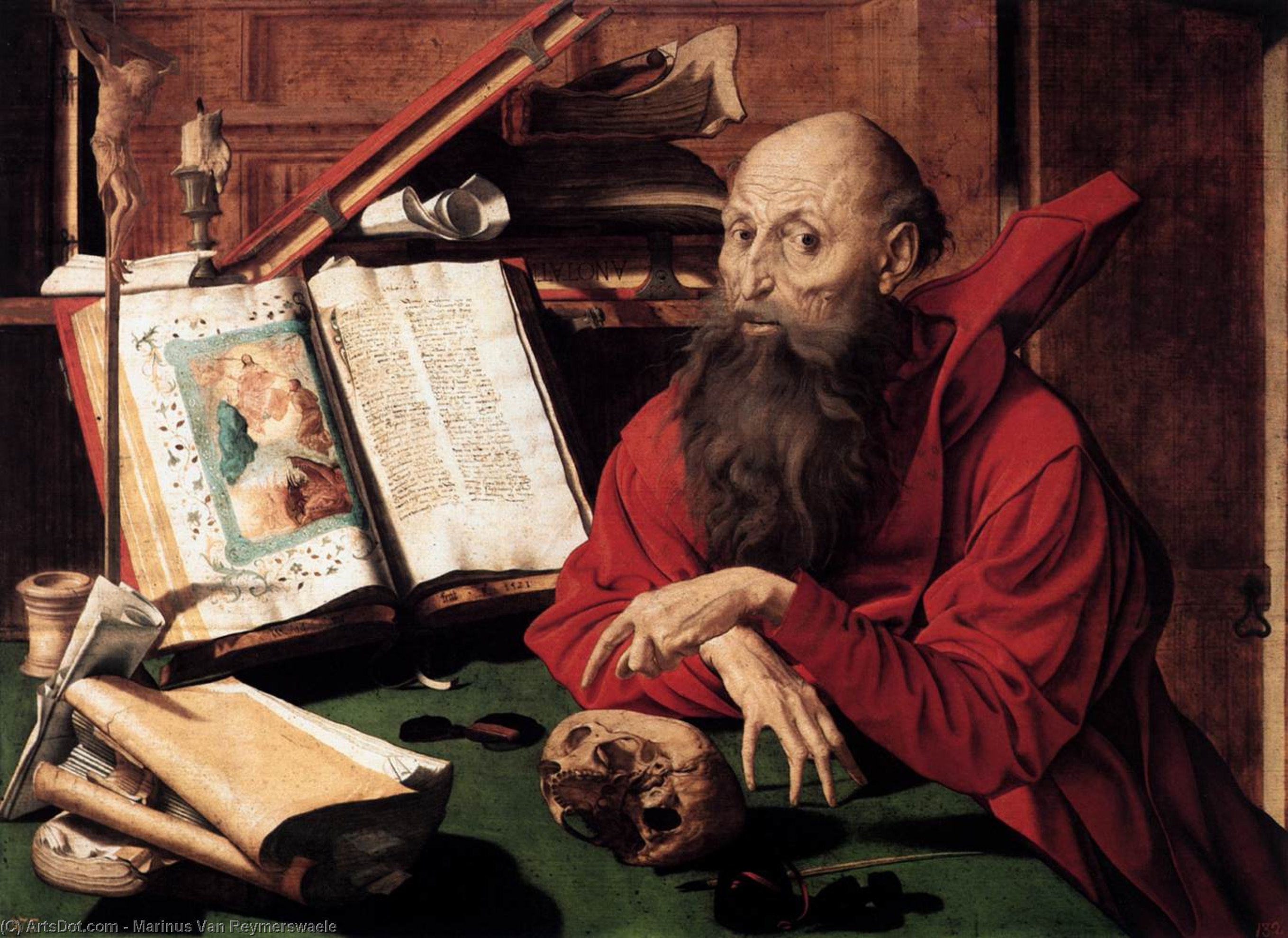 Маринус Ван Реймерсваэле - St Jerome
