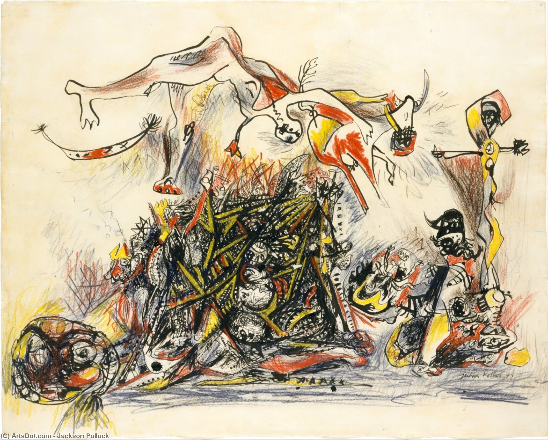 Jackson Pollock - Krieg