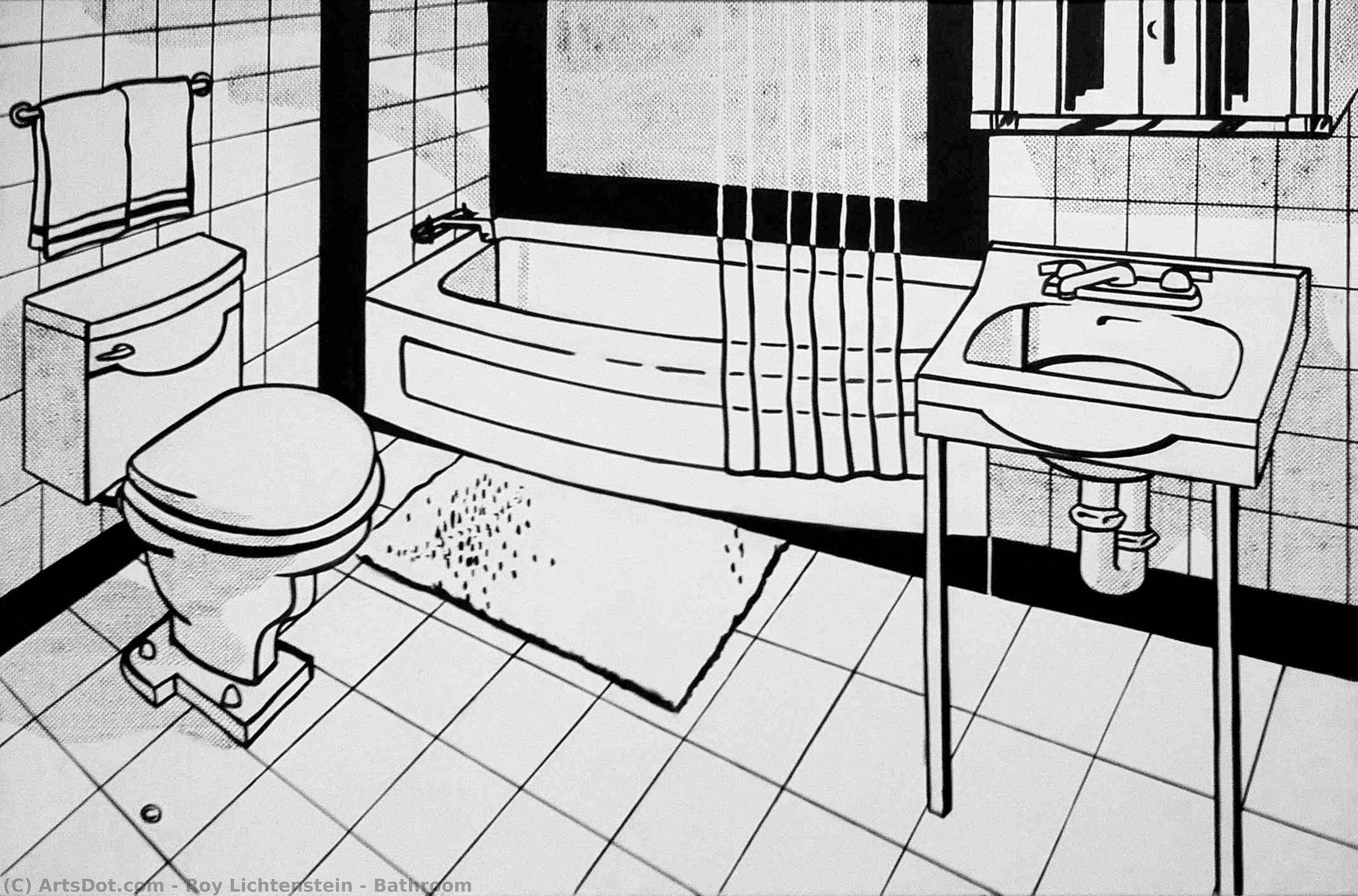 Bathroom — Рој Лихтенштајн
