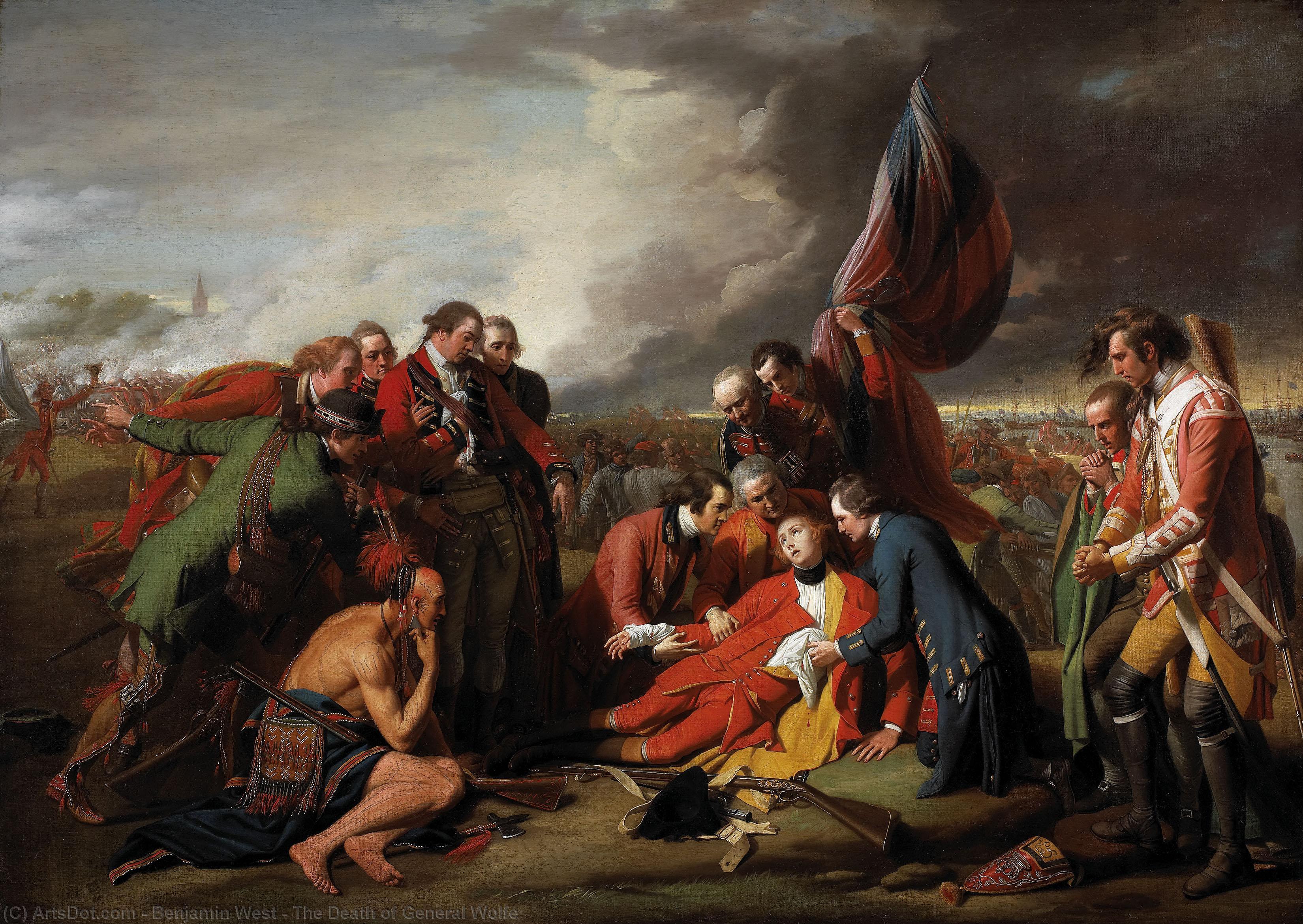 Benjamin West - Śmierć generała Wolfe