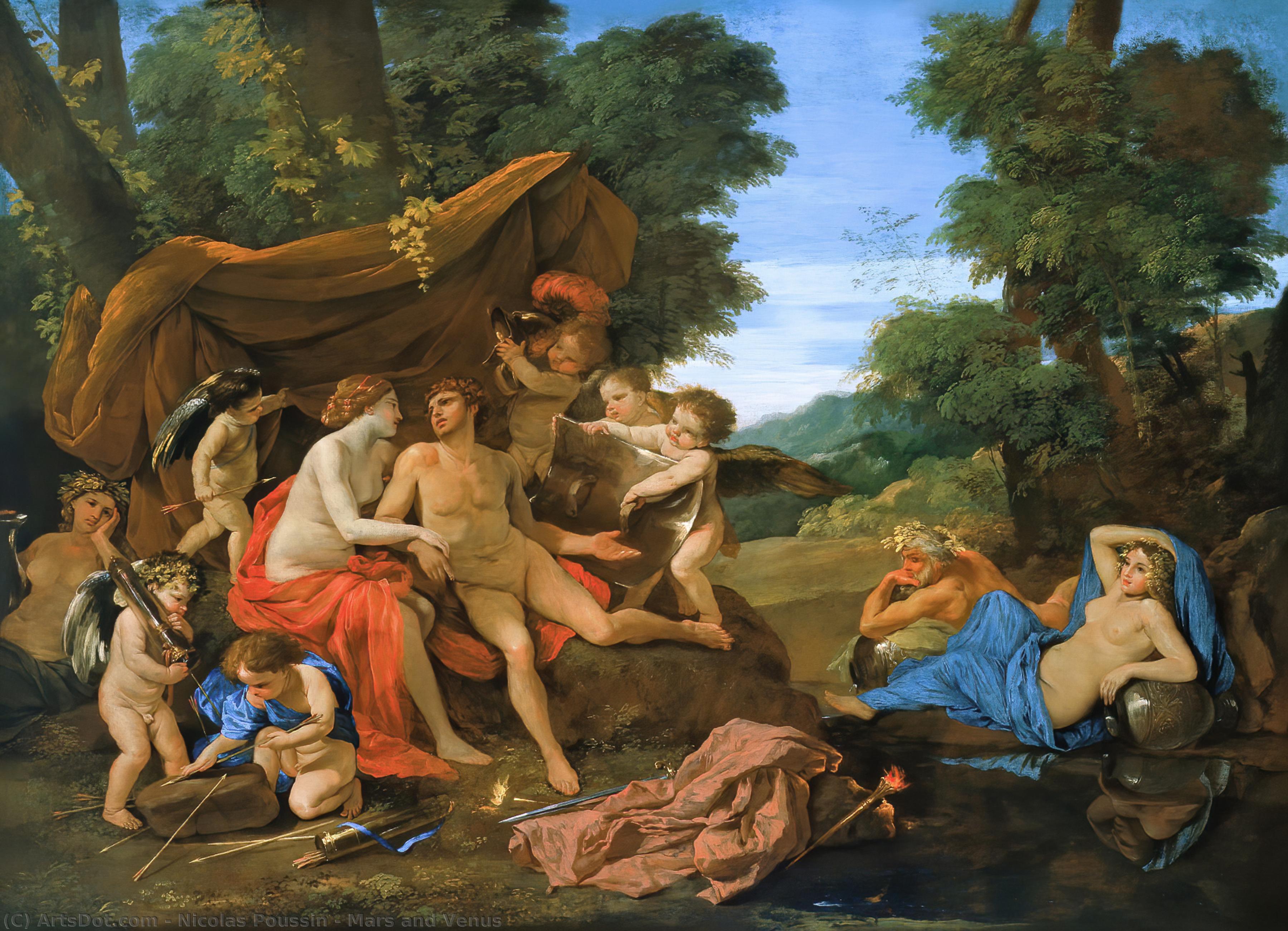 Nikolás Poussin - Mars a Venuše