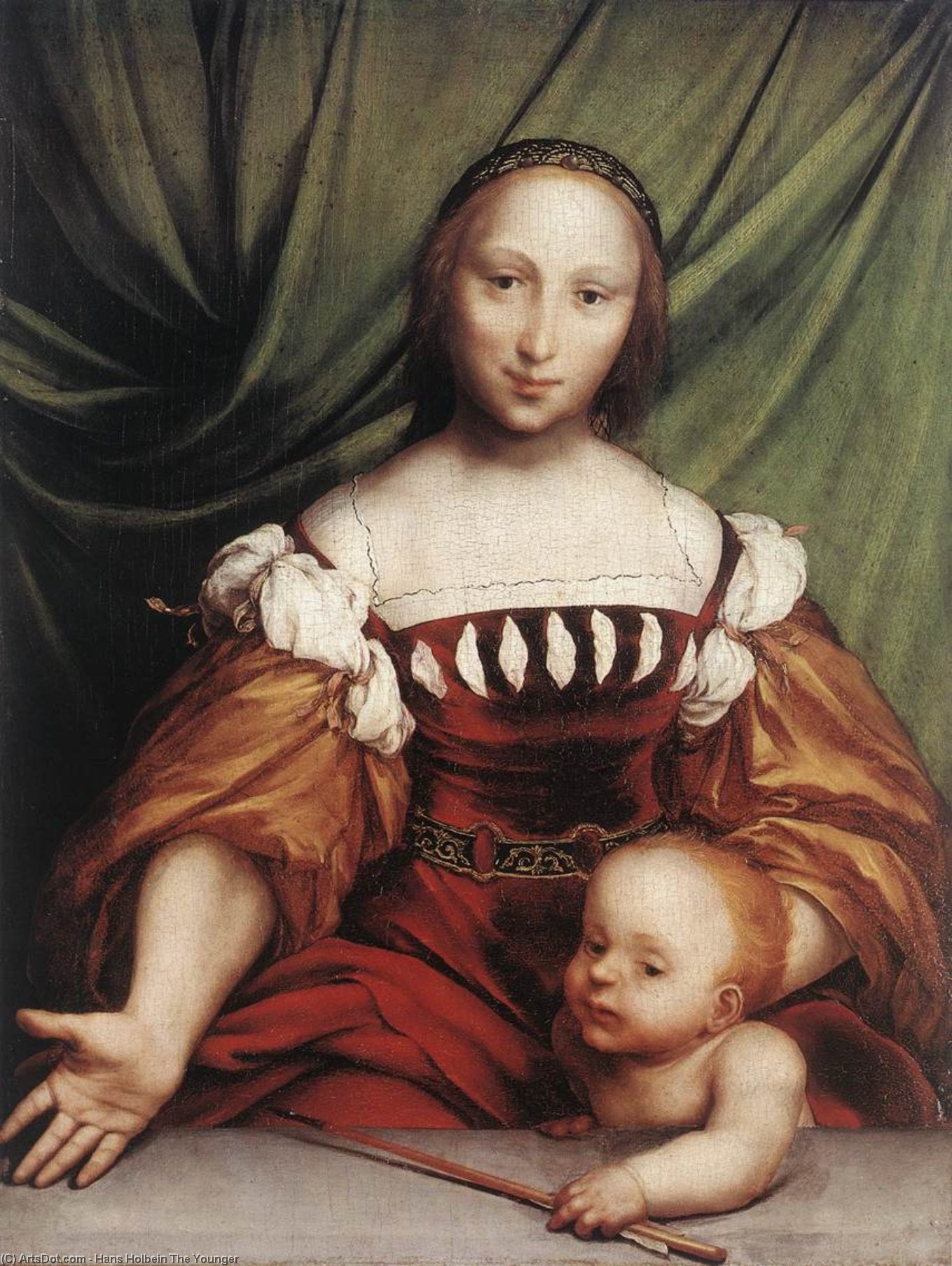 Hans Holbein il Giovane - Venus e Amor