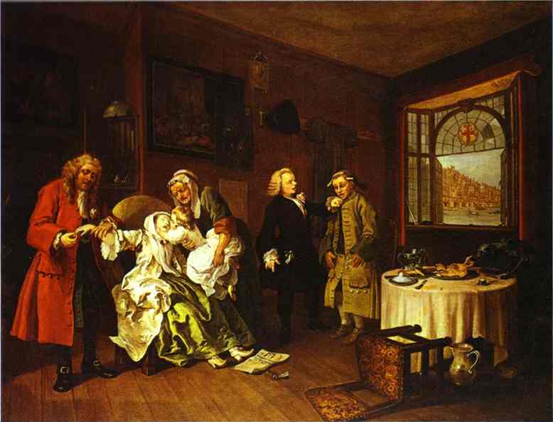 William Hogarth - Dødsfaldet til Countess