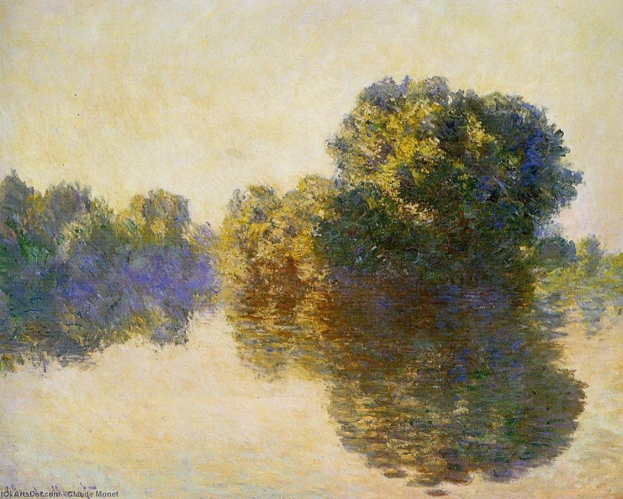 Claude Monet - Die Seine bei Giverny 1