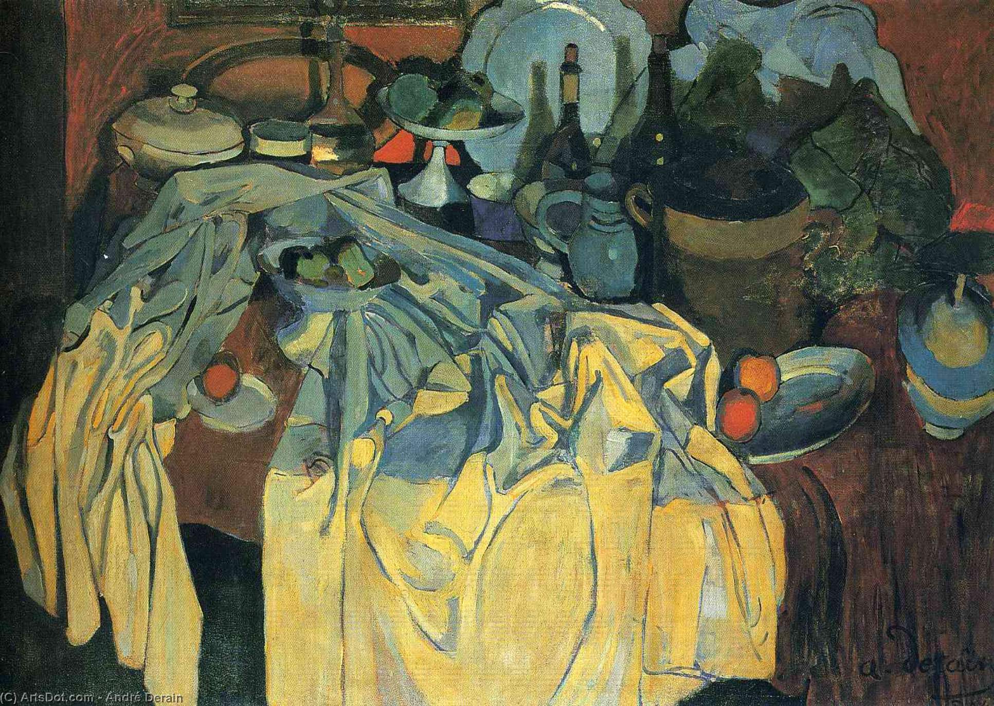 Stillleben Auf Dem Tisch — André Derain