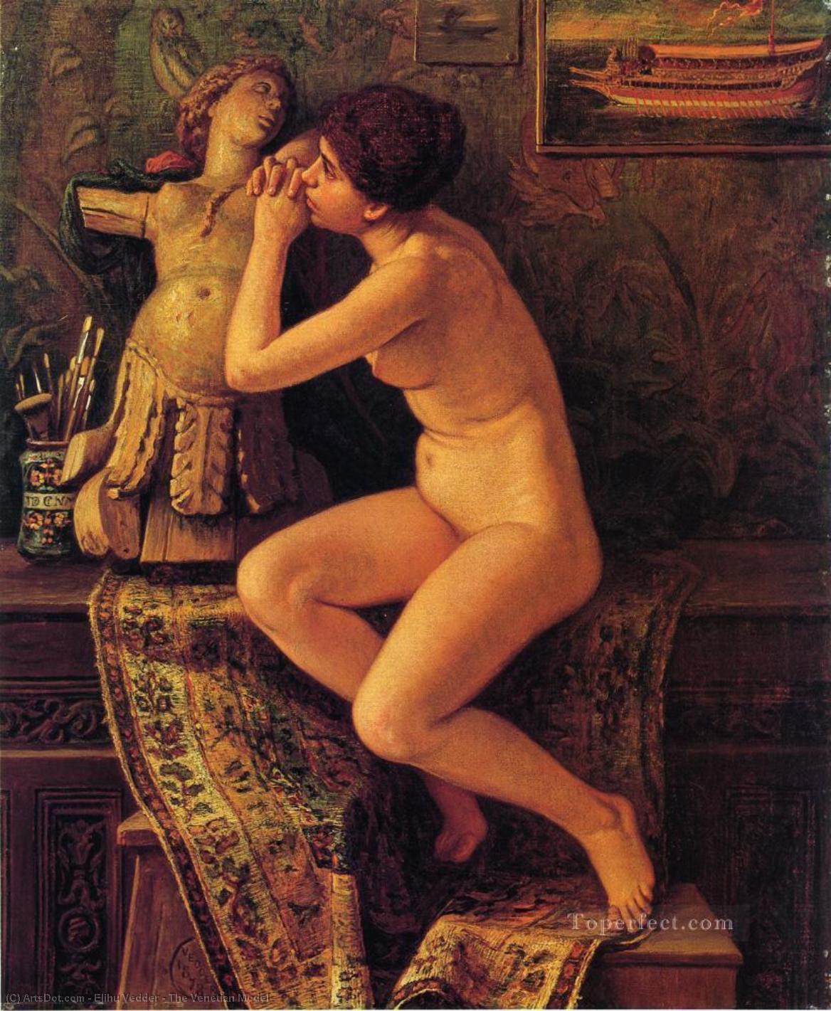 The Venetian Model — Elihu Vedder