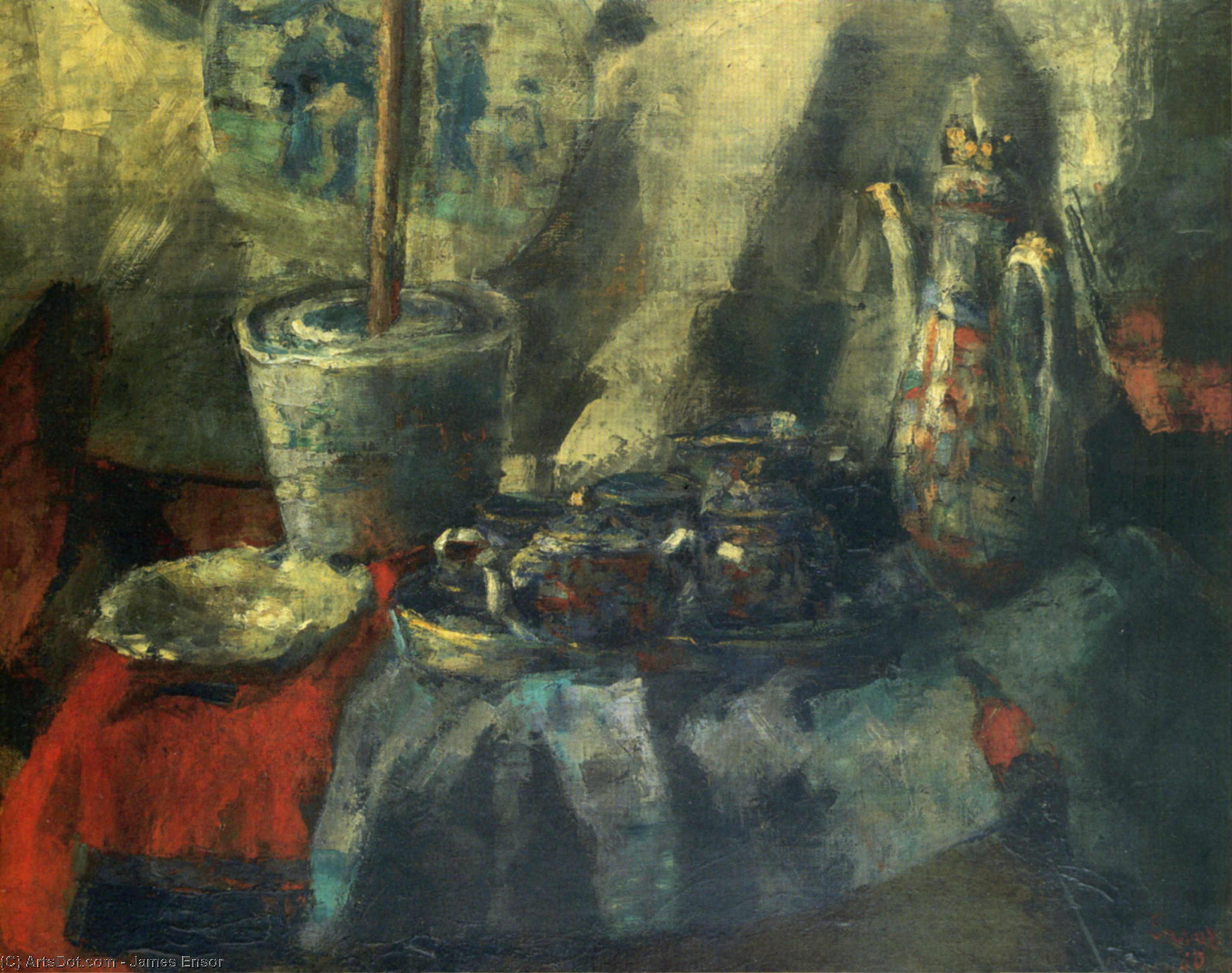 Piccole Chinoiserie Blu — James Ensor