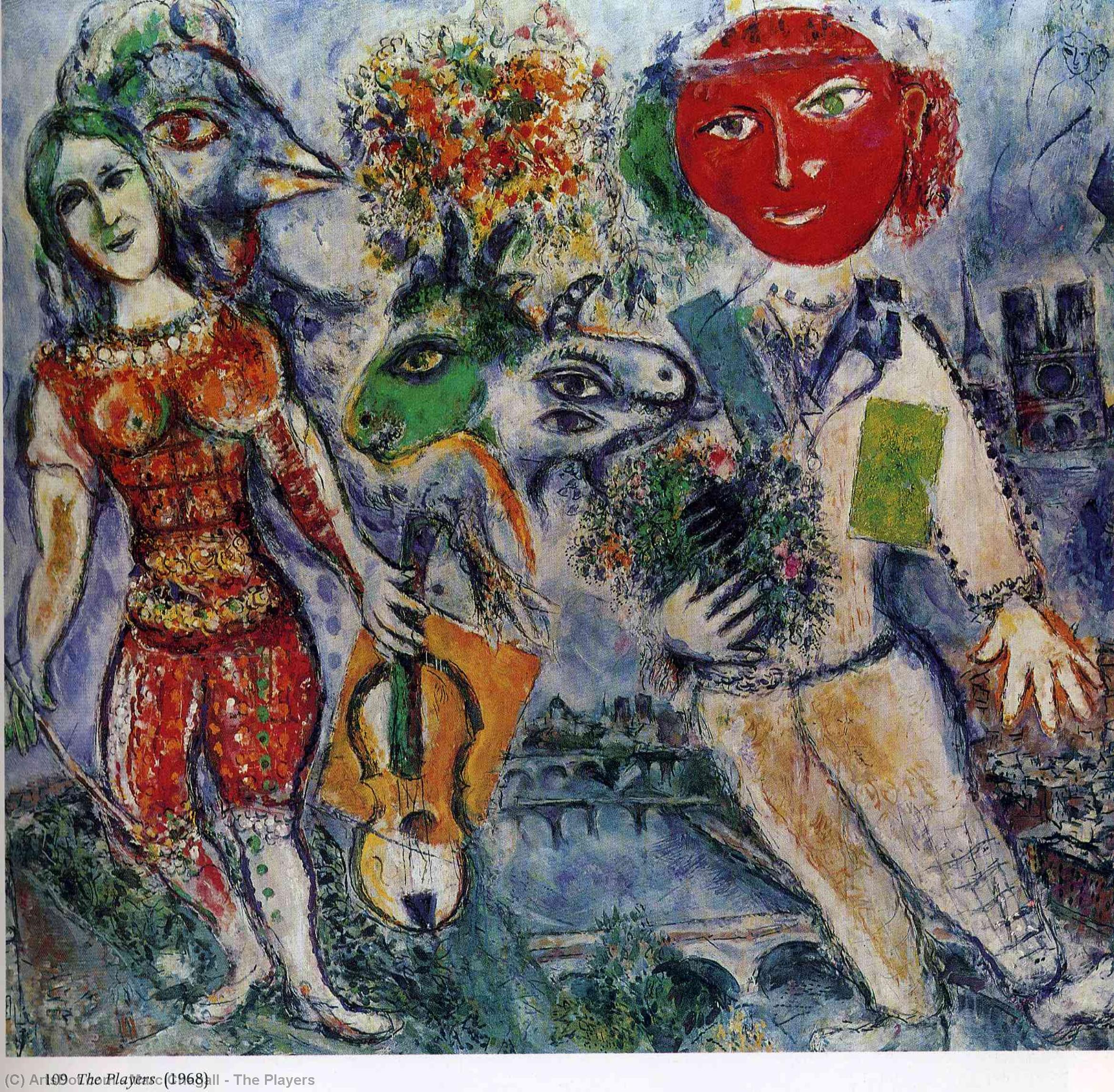 Marc Chagall - Los Jugadores