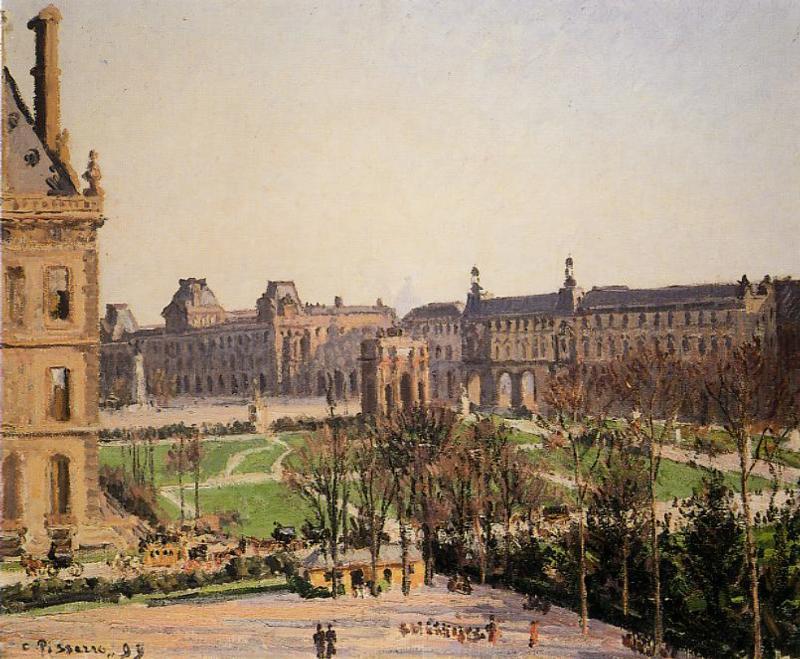 The Carrousel: Afternoon Sun — Pissarro
