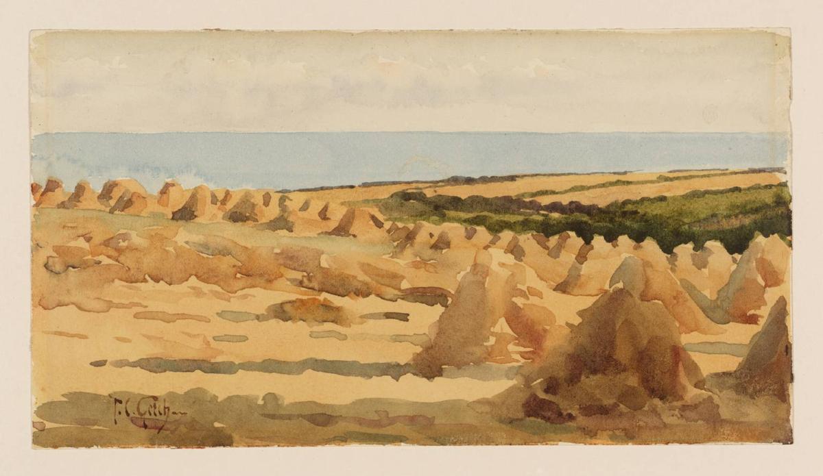 Thomas Cooper Gotch - Cornvelden boven Lamorna