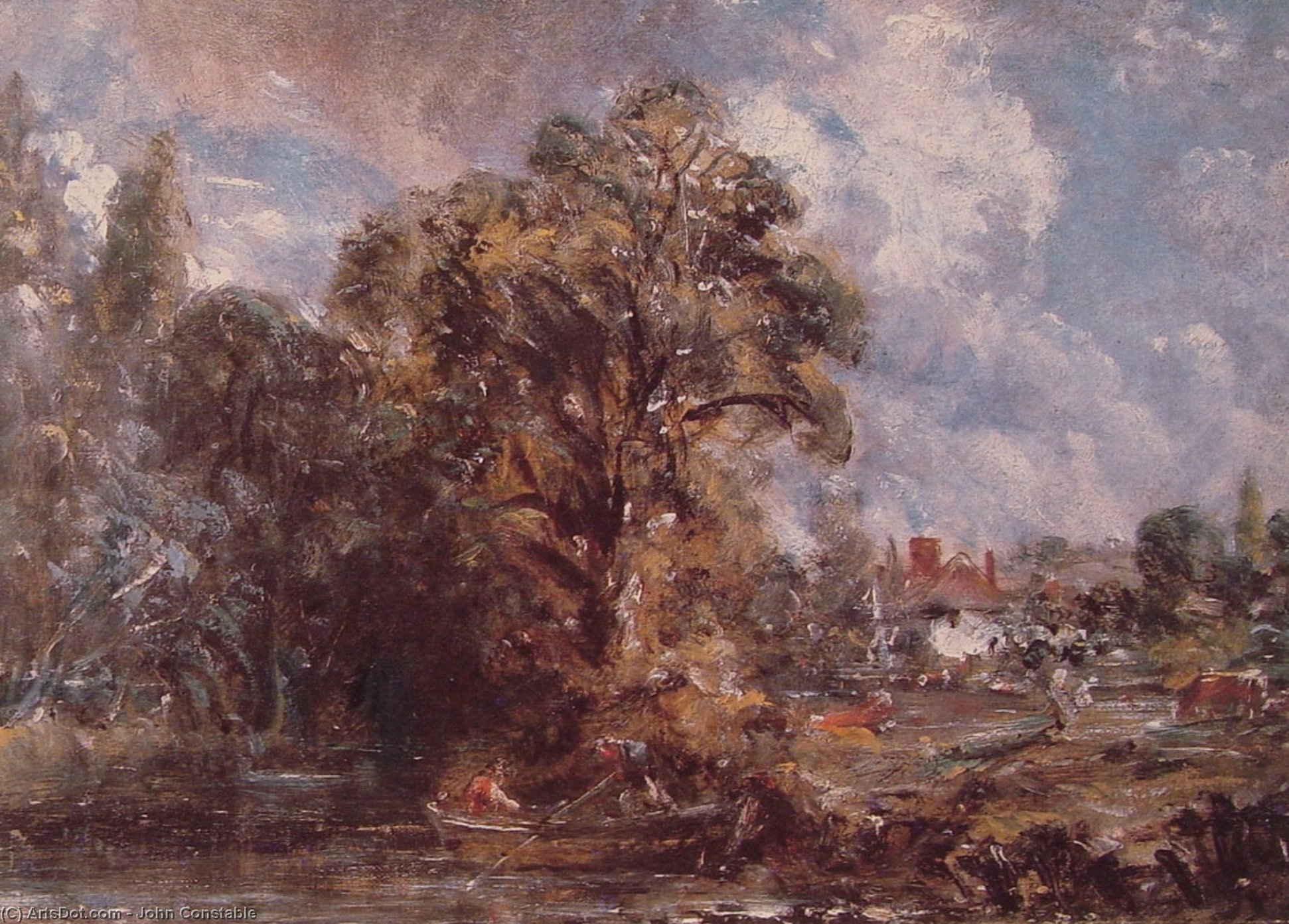 Scena Fluviale — John Constable