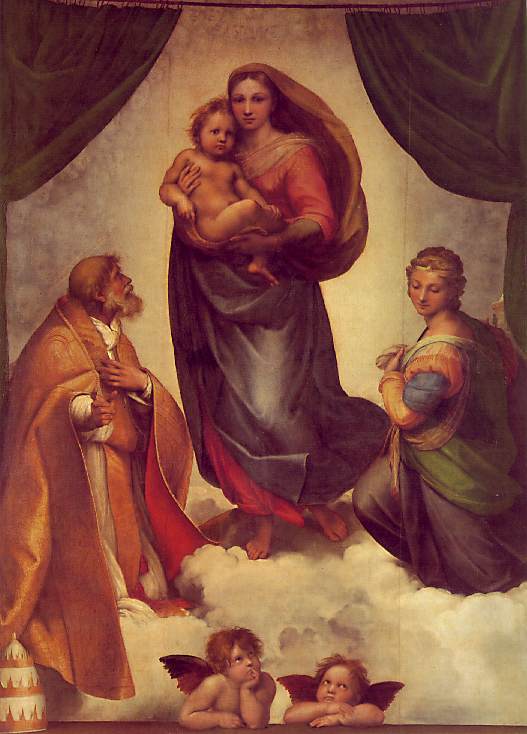 The Sistine Madonna, Ca Gemae — Raphael