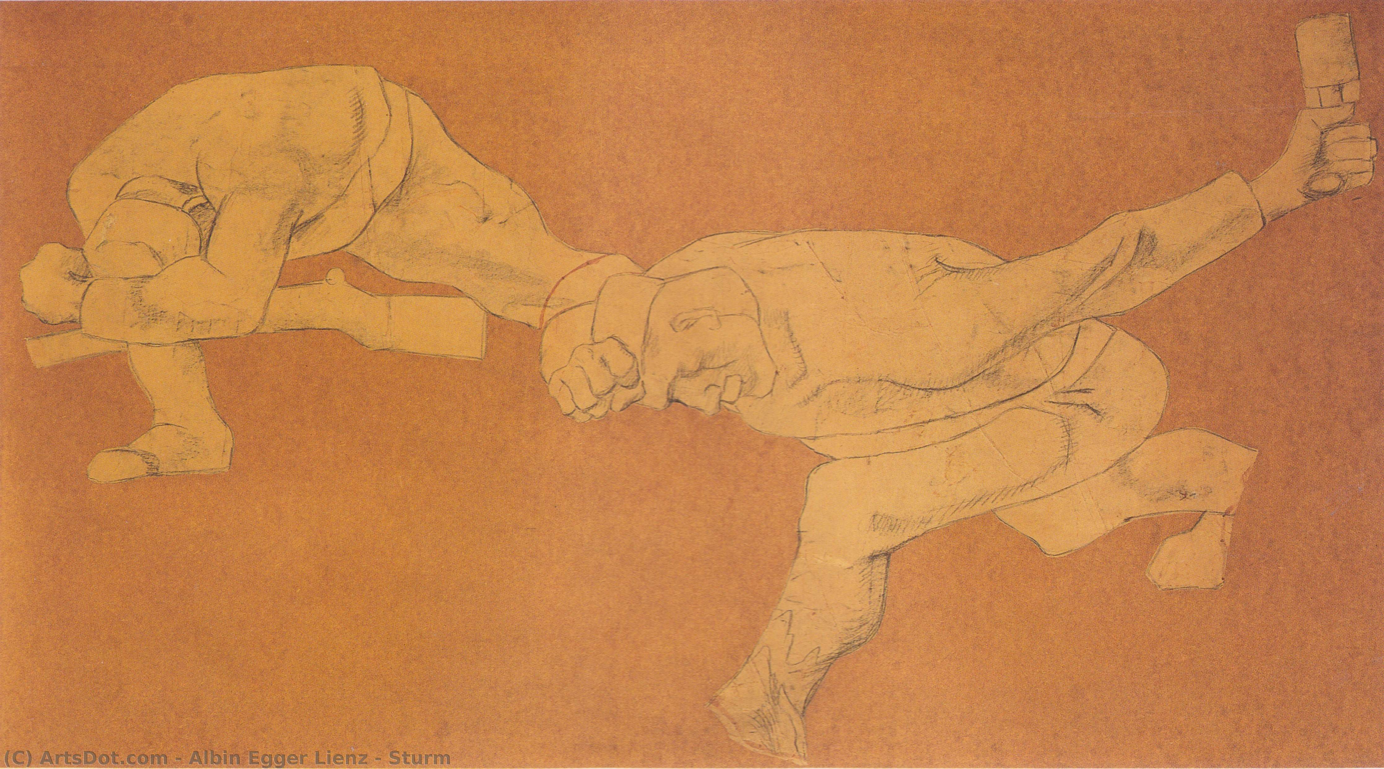 albin egger lienz - Sturm