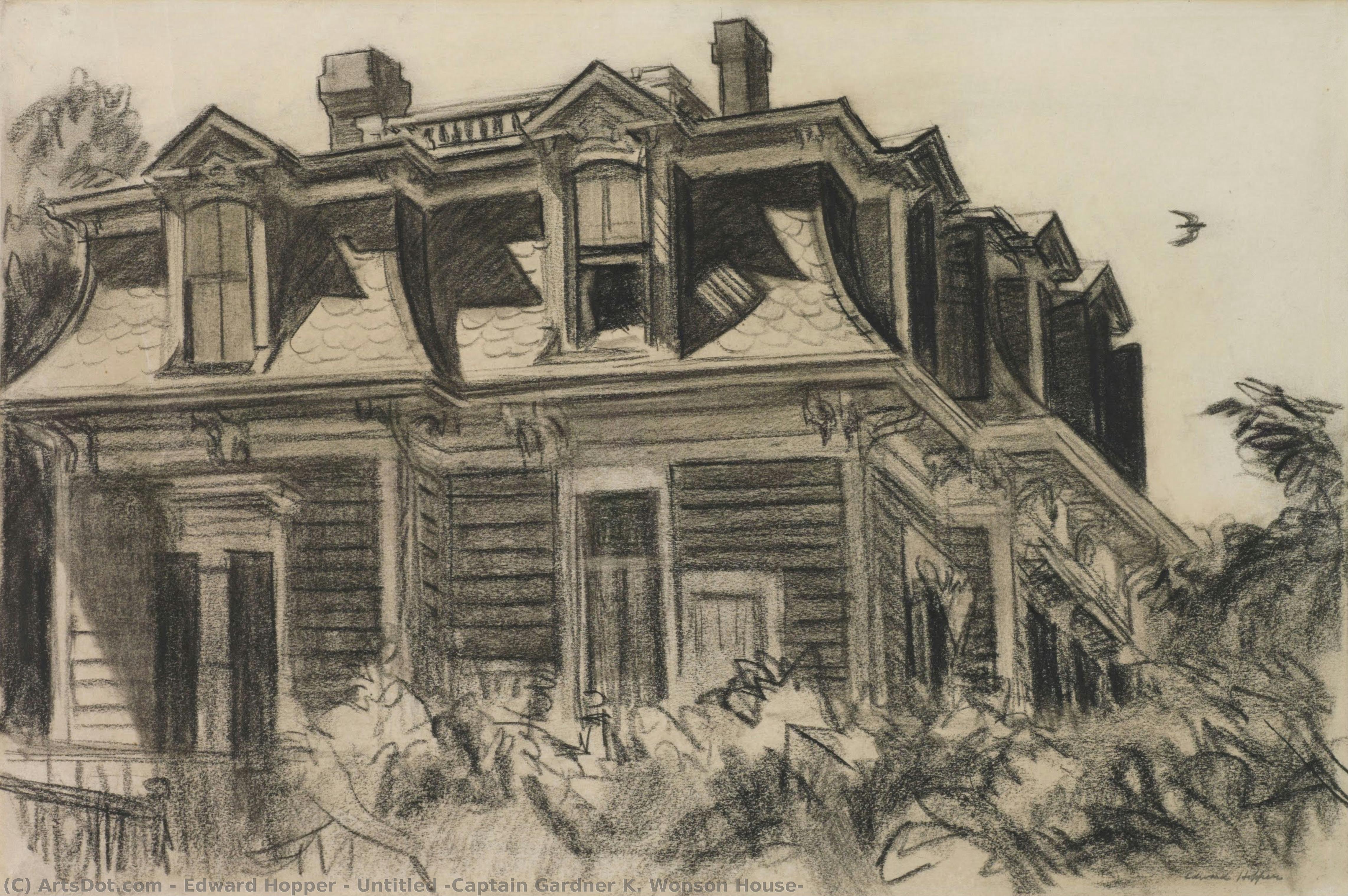 Edward Hopper - Untitled (Casa del Capitano Gardner K. Wonson)