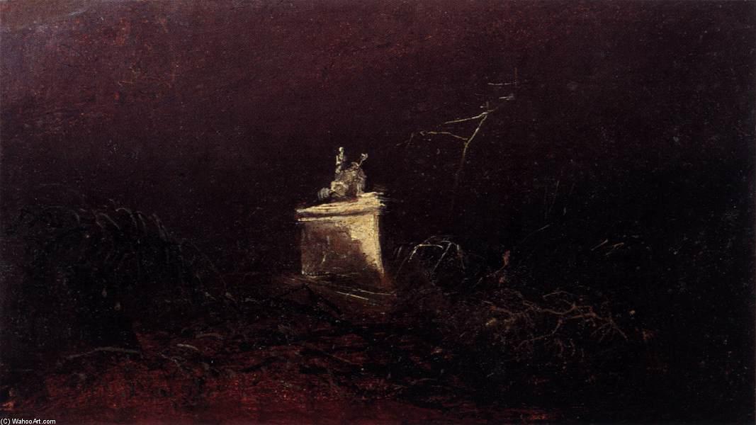 Carl Blechen - Study for a Funerary Monument