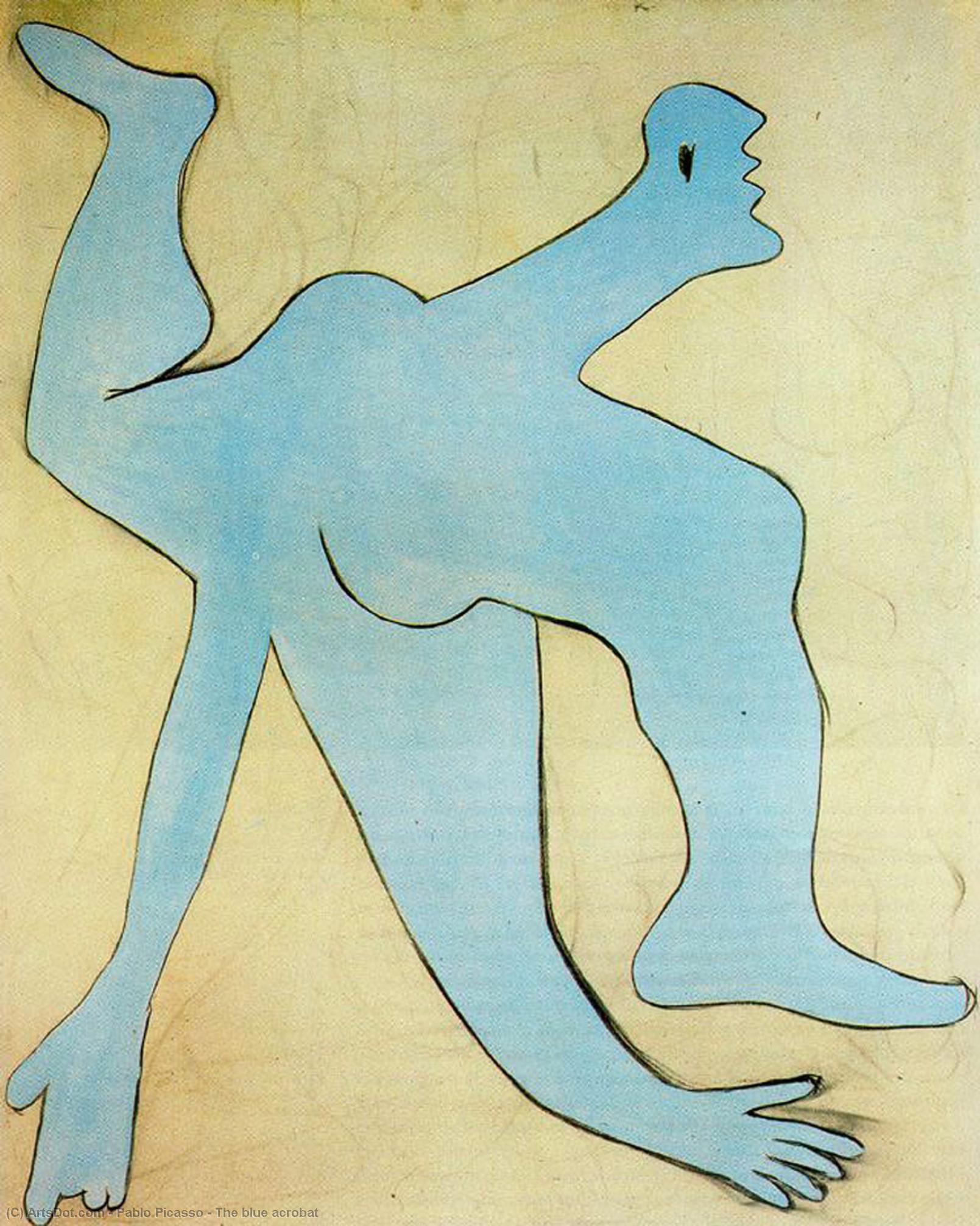 Pablo Picasso - The blue acrobat