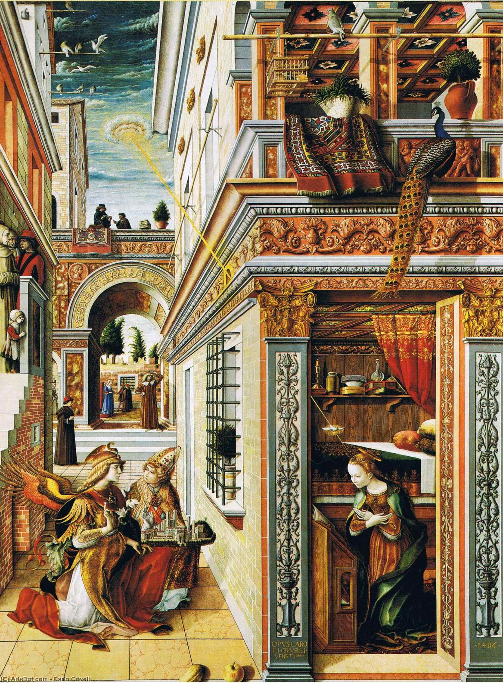 Carlo Crivelli - Annunciation with Saint Emidius