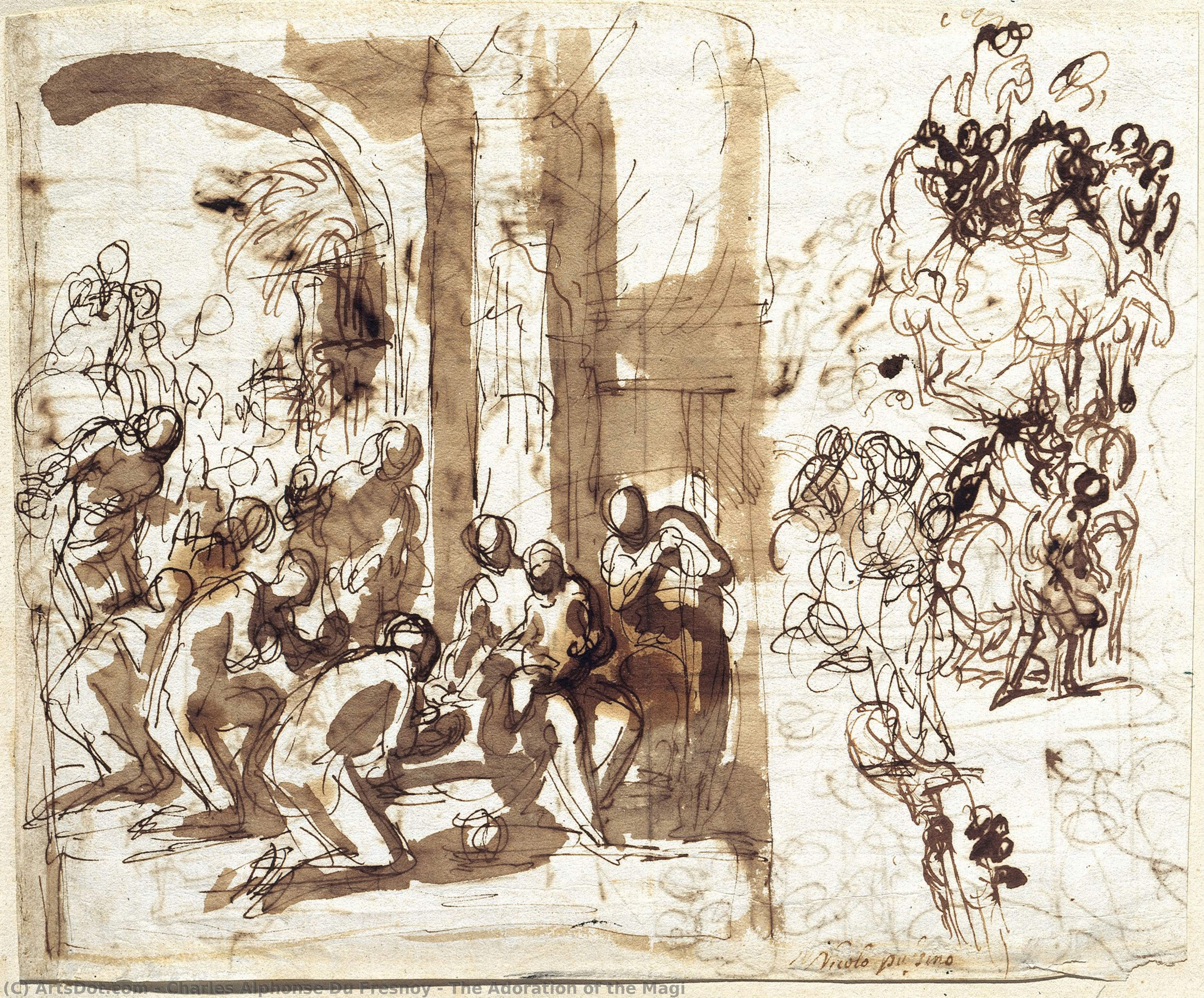charles alphonse du fresnoy - The Adoration of the Magi