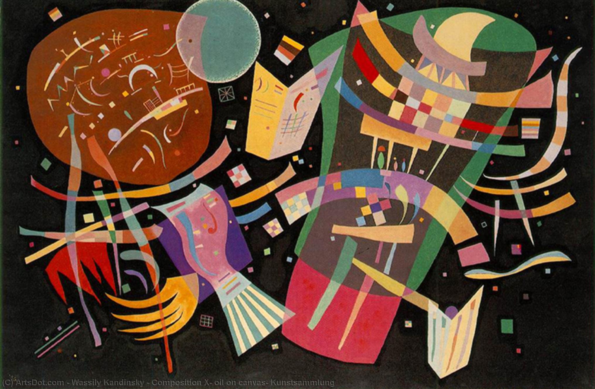 Composition X, Oil On Canvas, Kunstsammlung — Wassily Wassilyevich Kandinsky