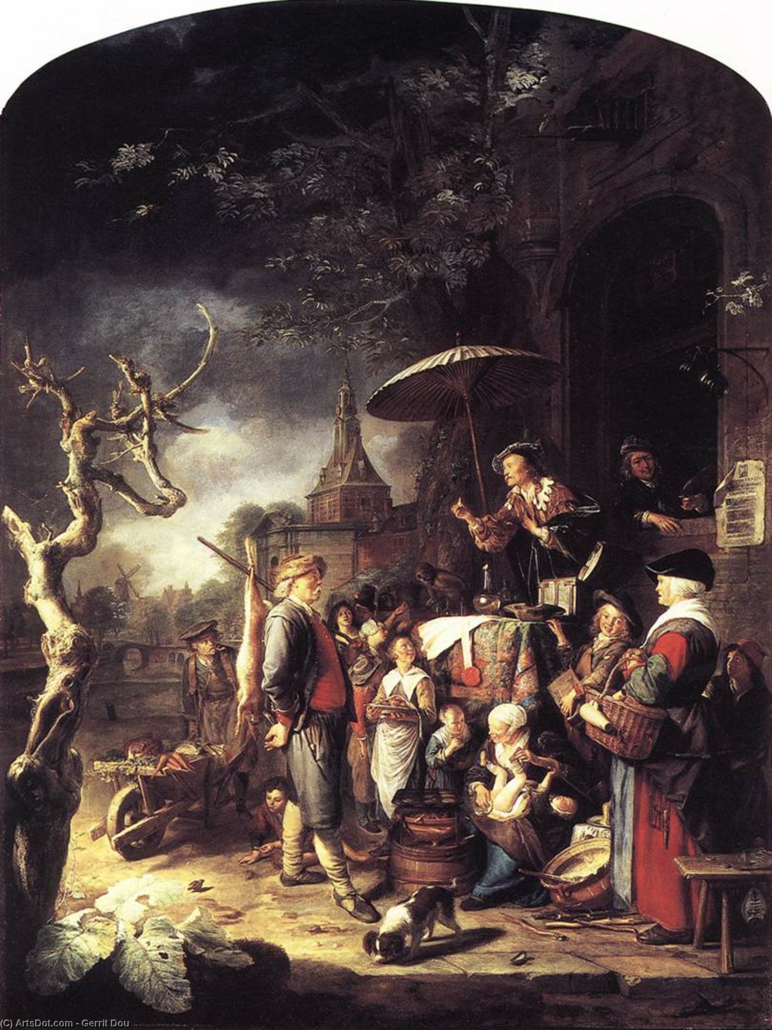 Il Ciarlatano — Gerrit Dou
