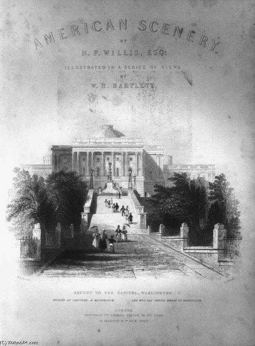Frontispiece Of American Scenery — William Henry Bartlett