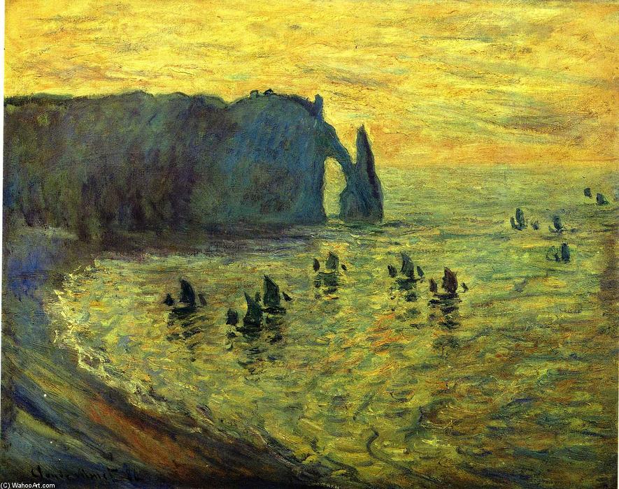 Puntele De La Étretat — Claude Monet