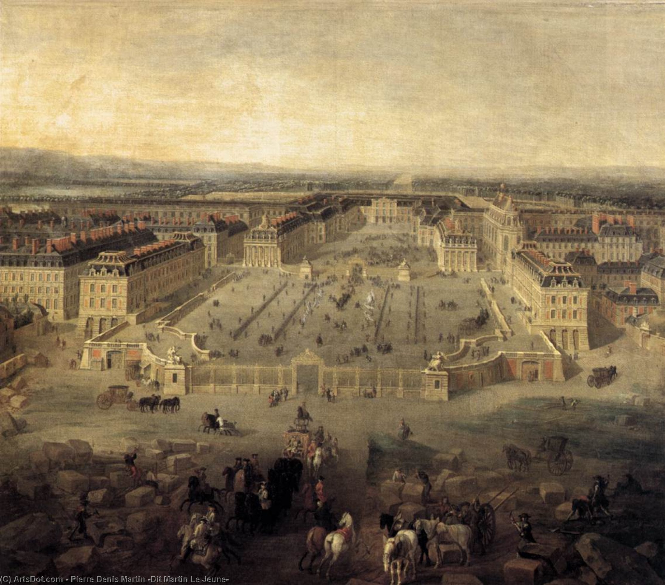 Ansicht Von Versailles — Pierre Denis Martin (dit Martin Le Jeune)