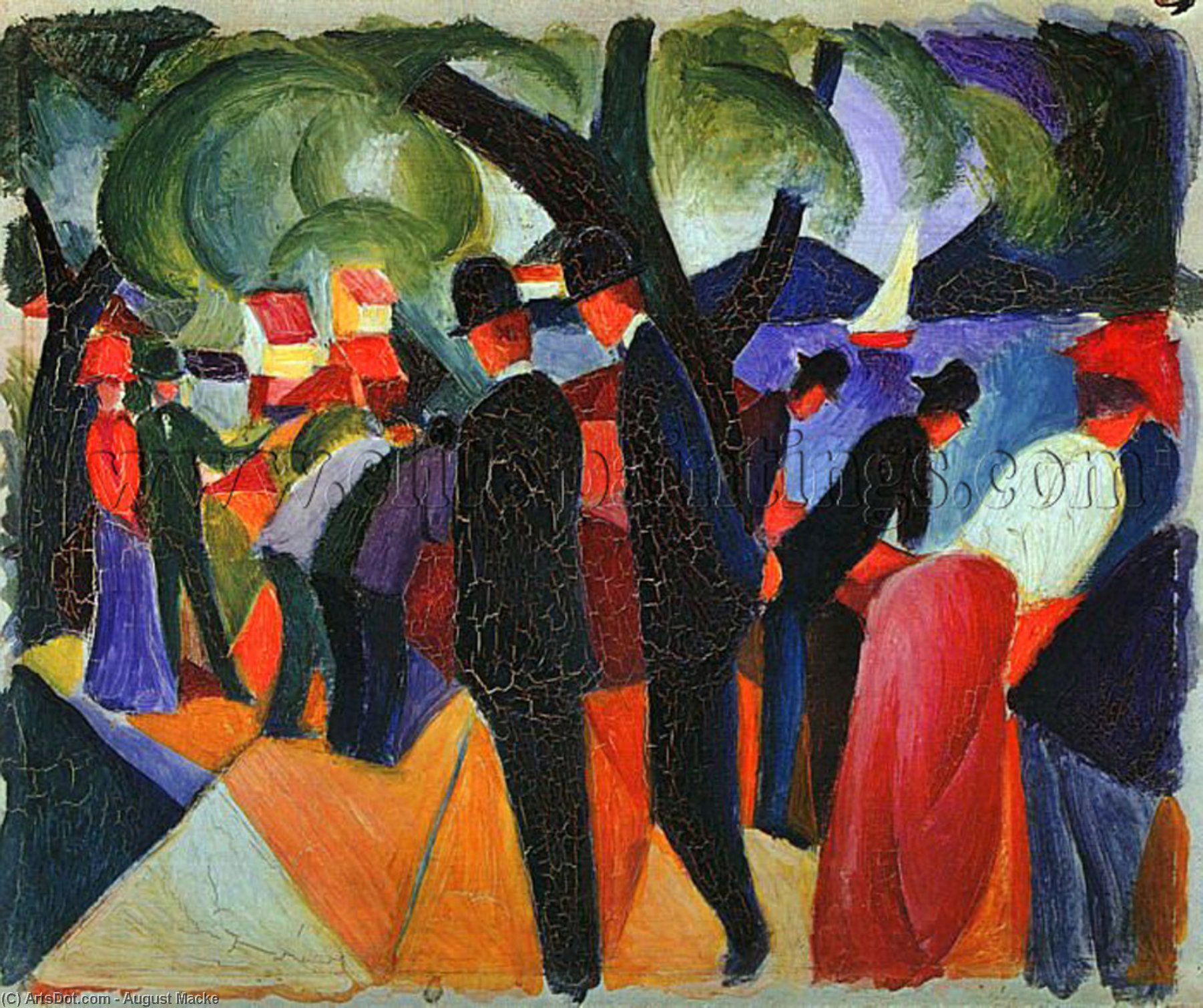Untitled (8390) — August Macke