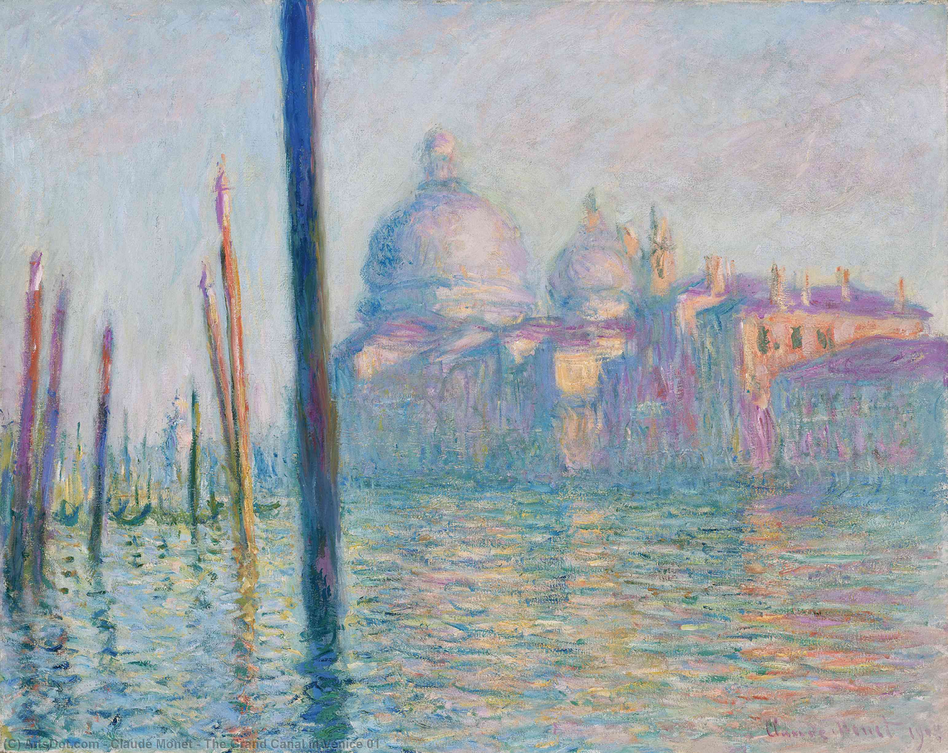 Die Großkanäle Von Venedig 01 — Claude Monet